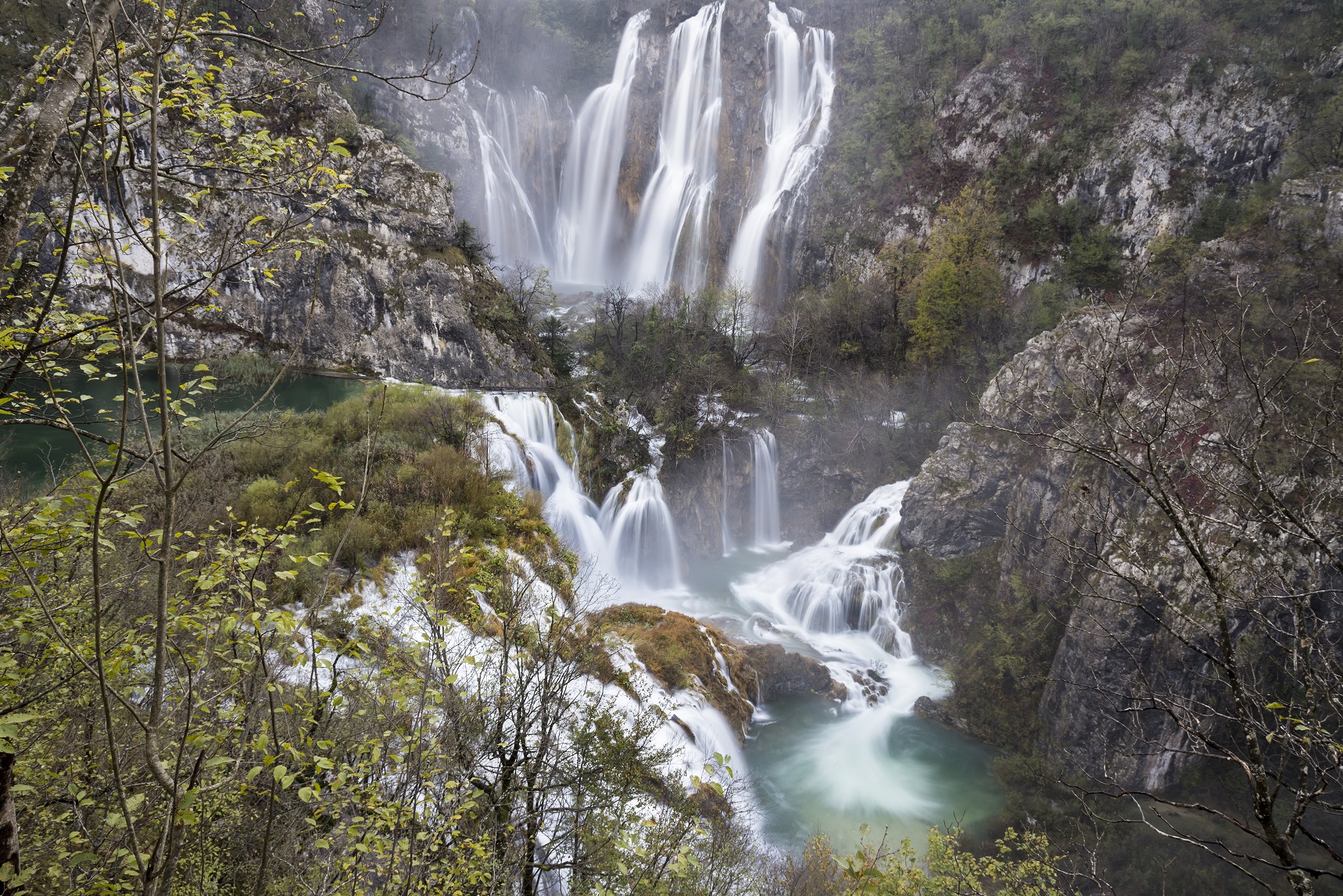 The waterfalls of Plitvice
