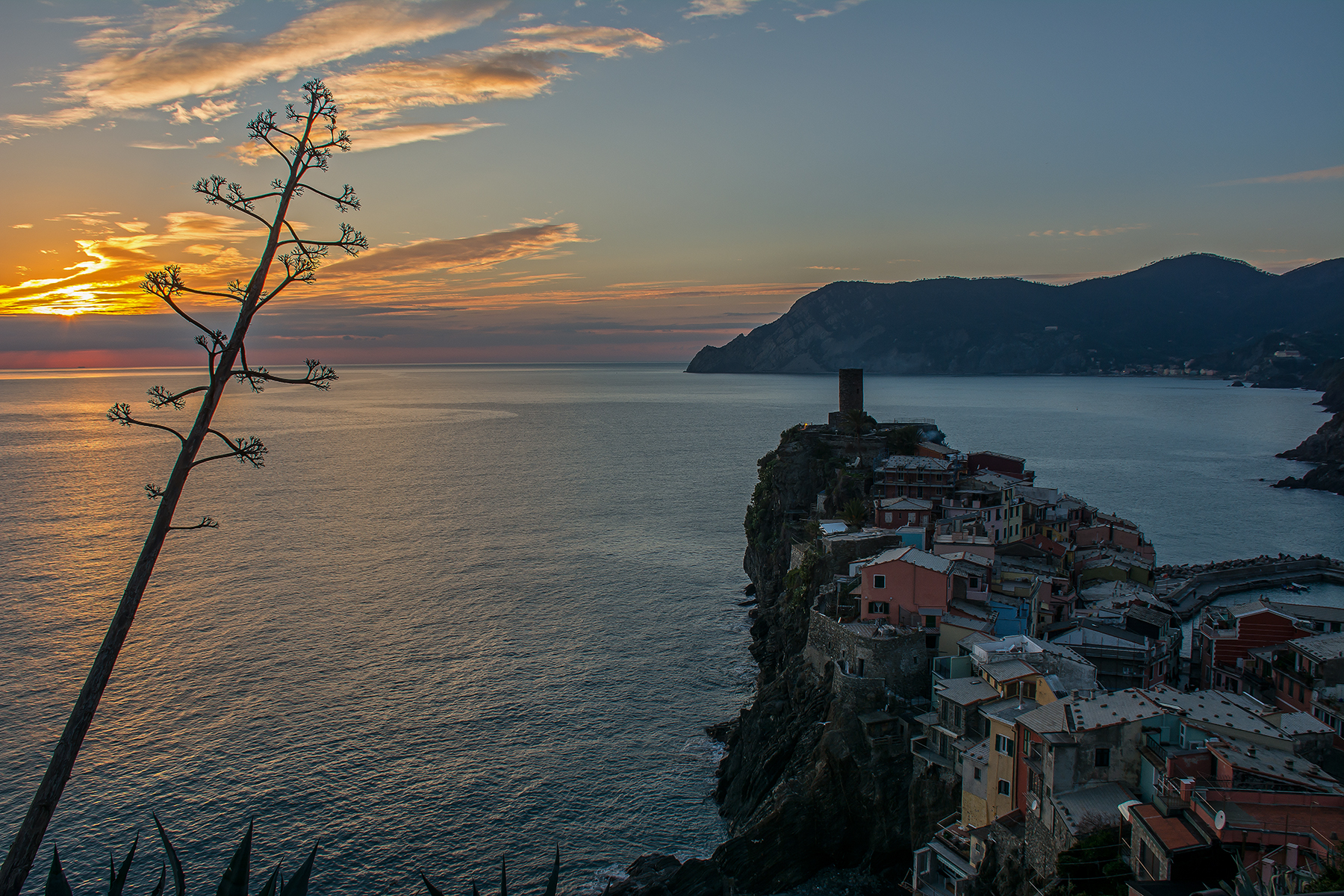 Sunset in Vernazza