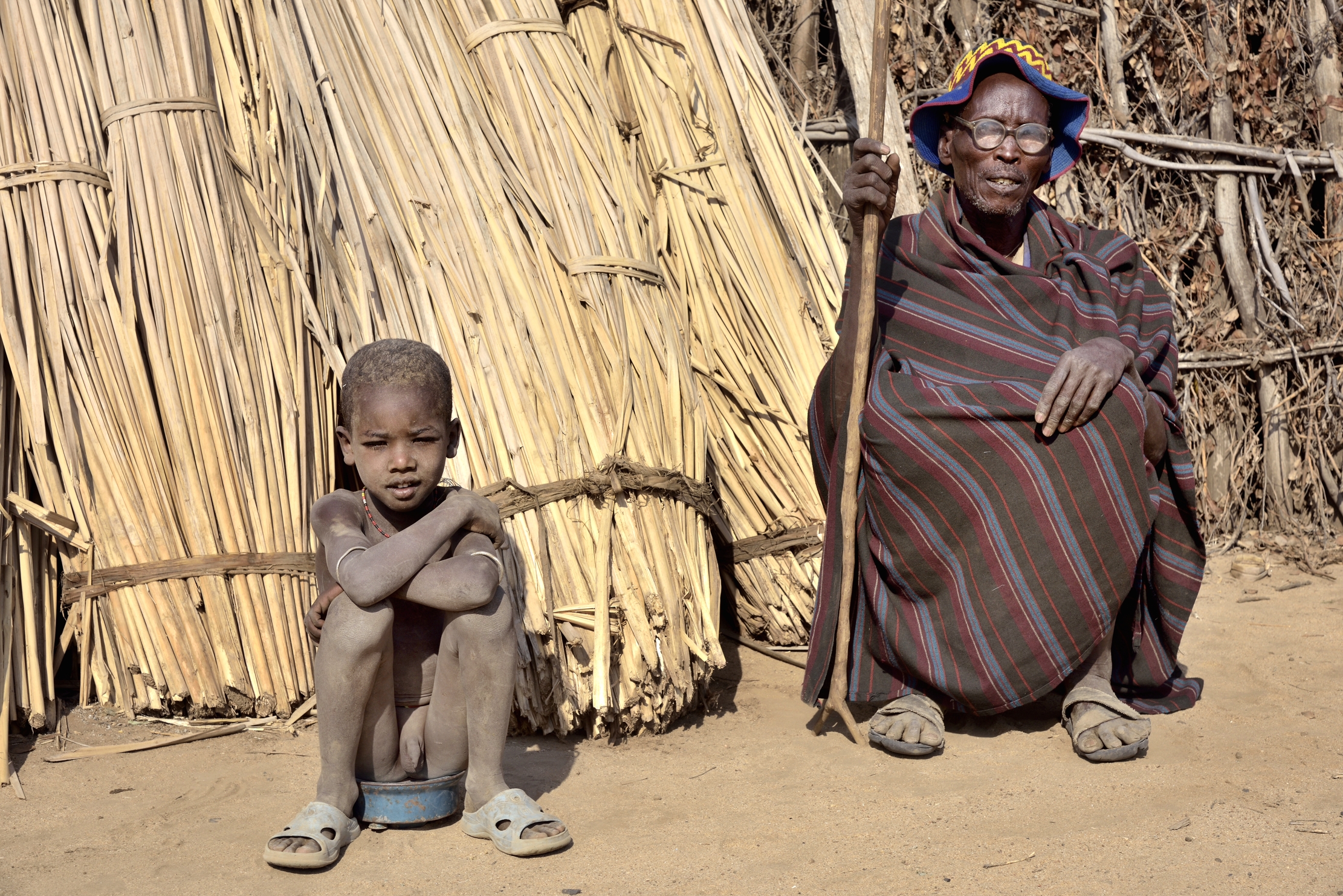Etiopia 2015 - Anzianoe bambino Erborè
