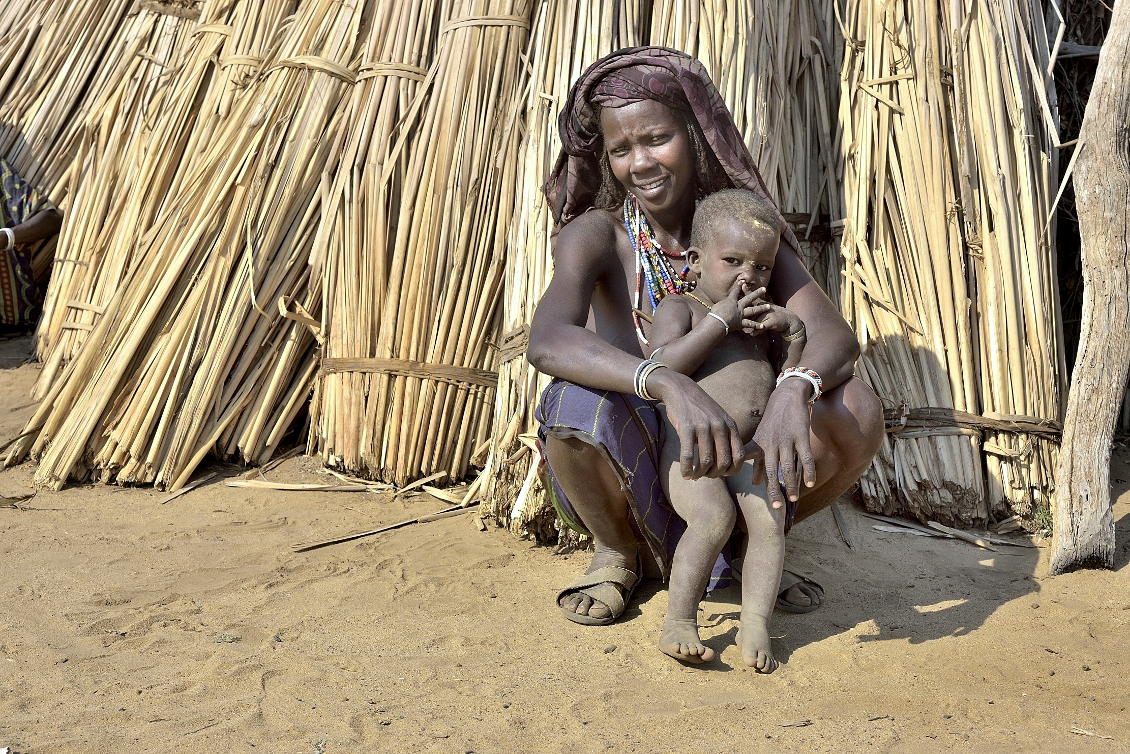Etiopia 2015 - Donna con bambino Erborè