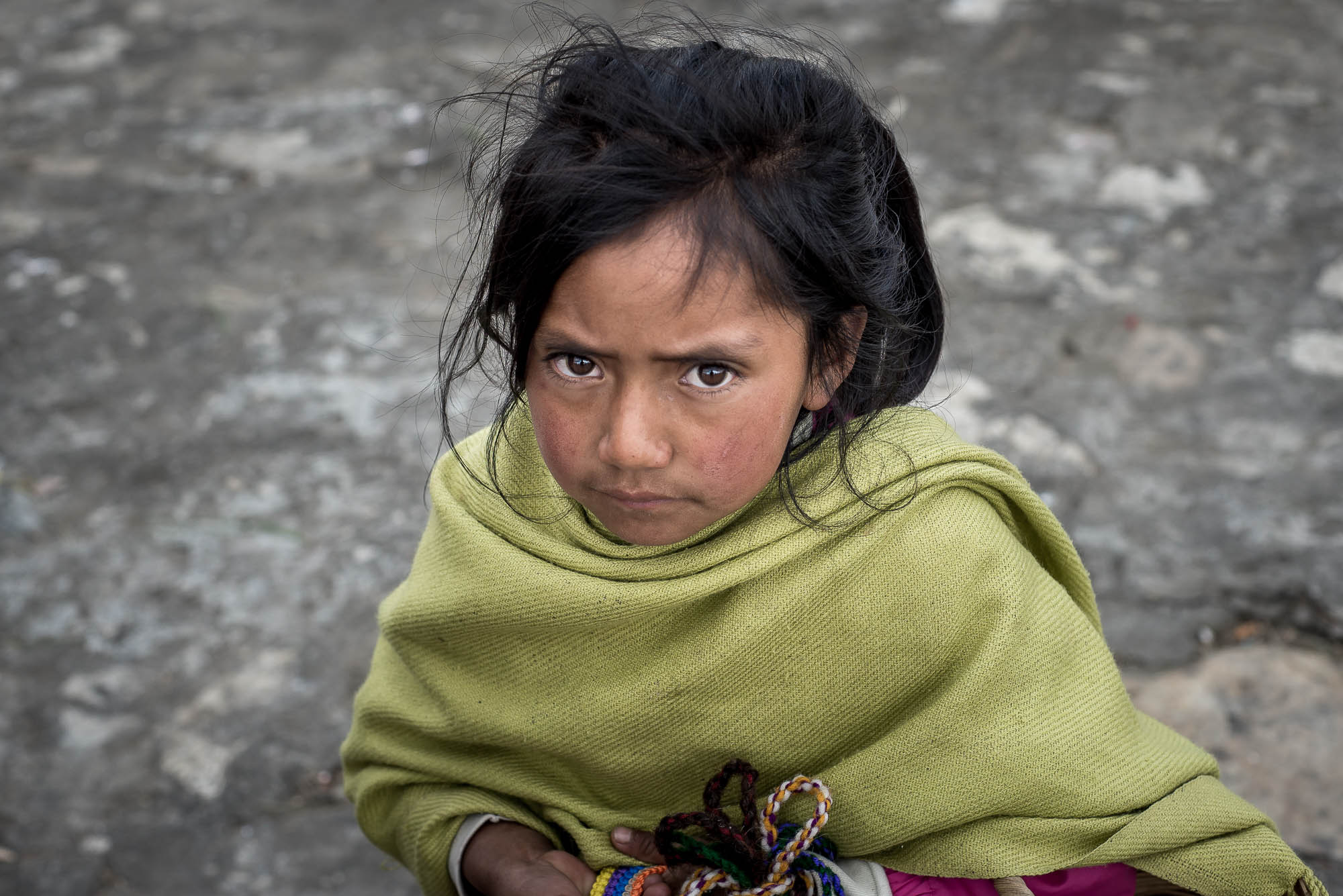 Bambina Maya in Messico