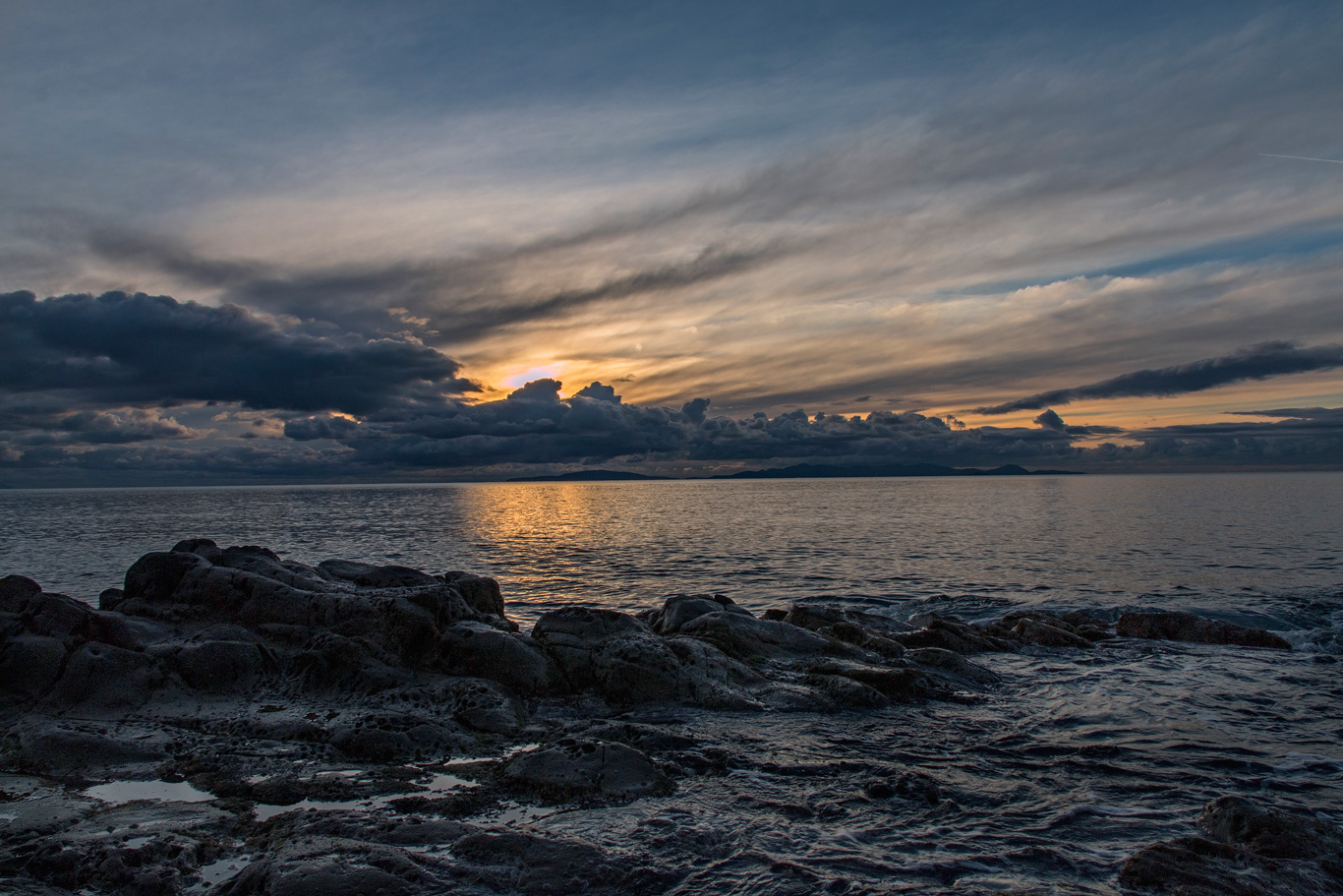 Tramonto nel golfo di Follonica 2