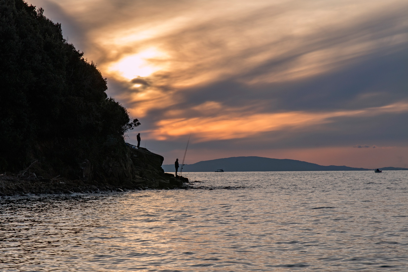 Tramonto nel golfo di Follonica 3