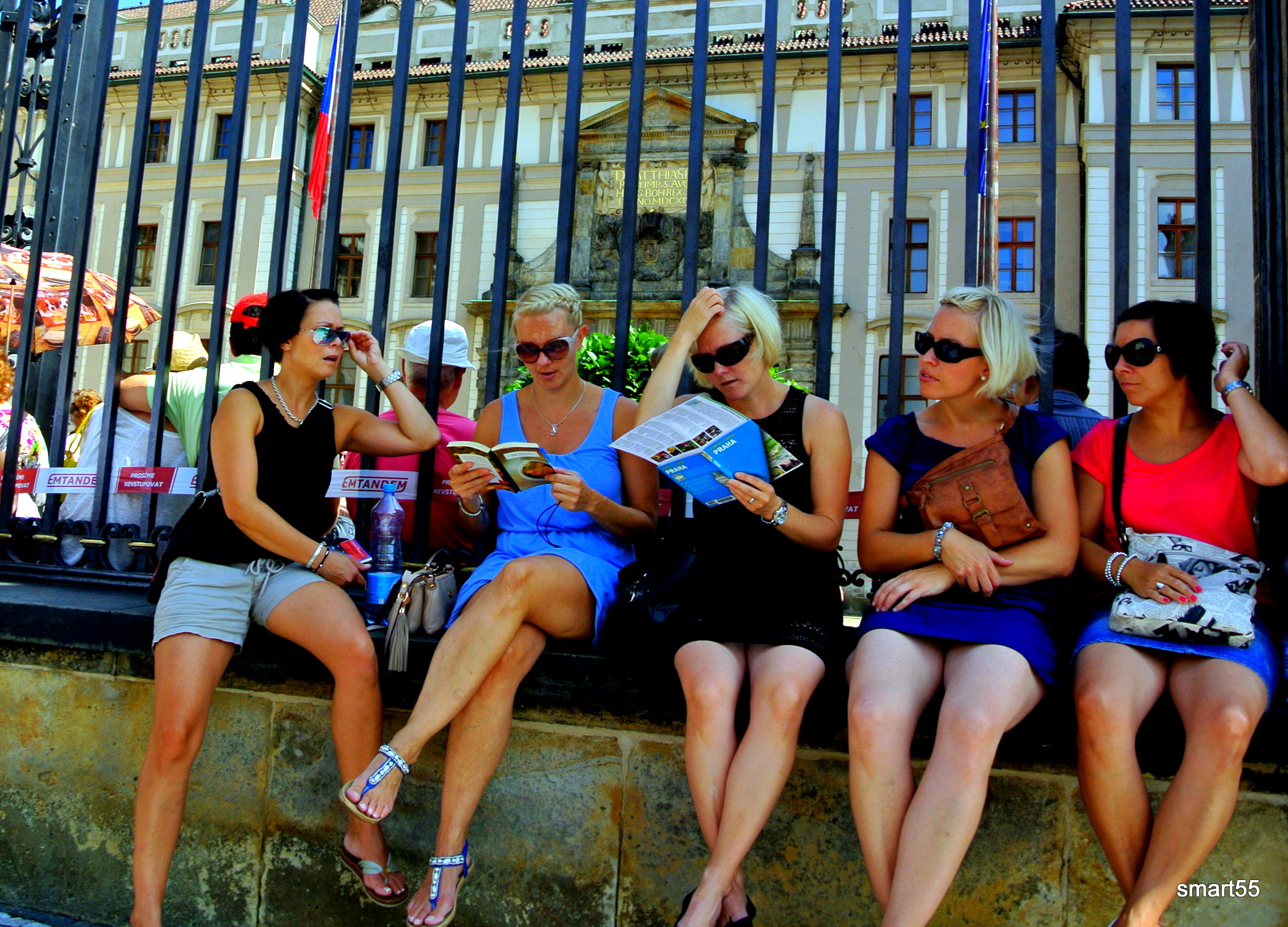 After the changing of the guard