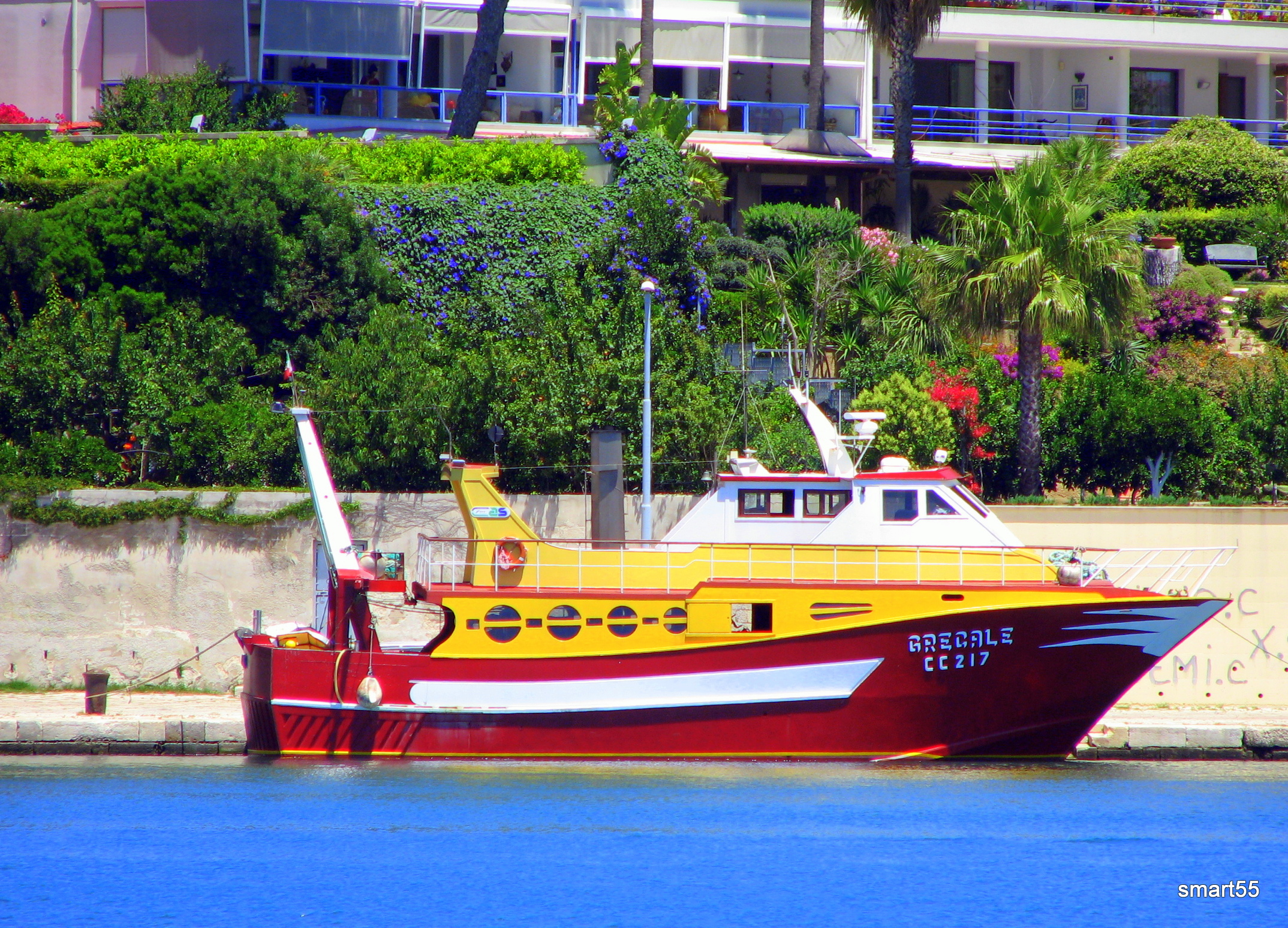 in the port of Brindisi