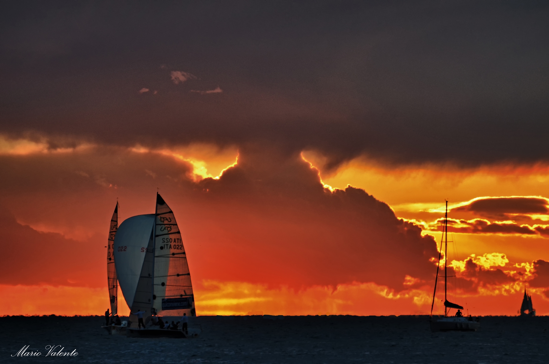 Cumulonembo al tramonto