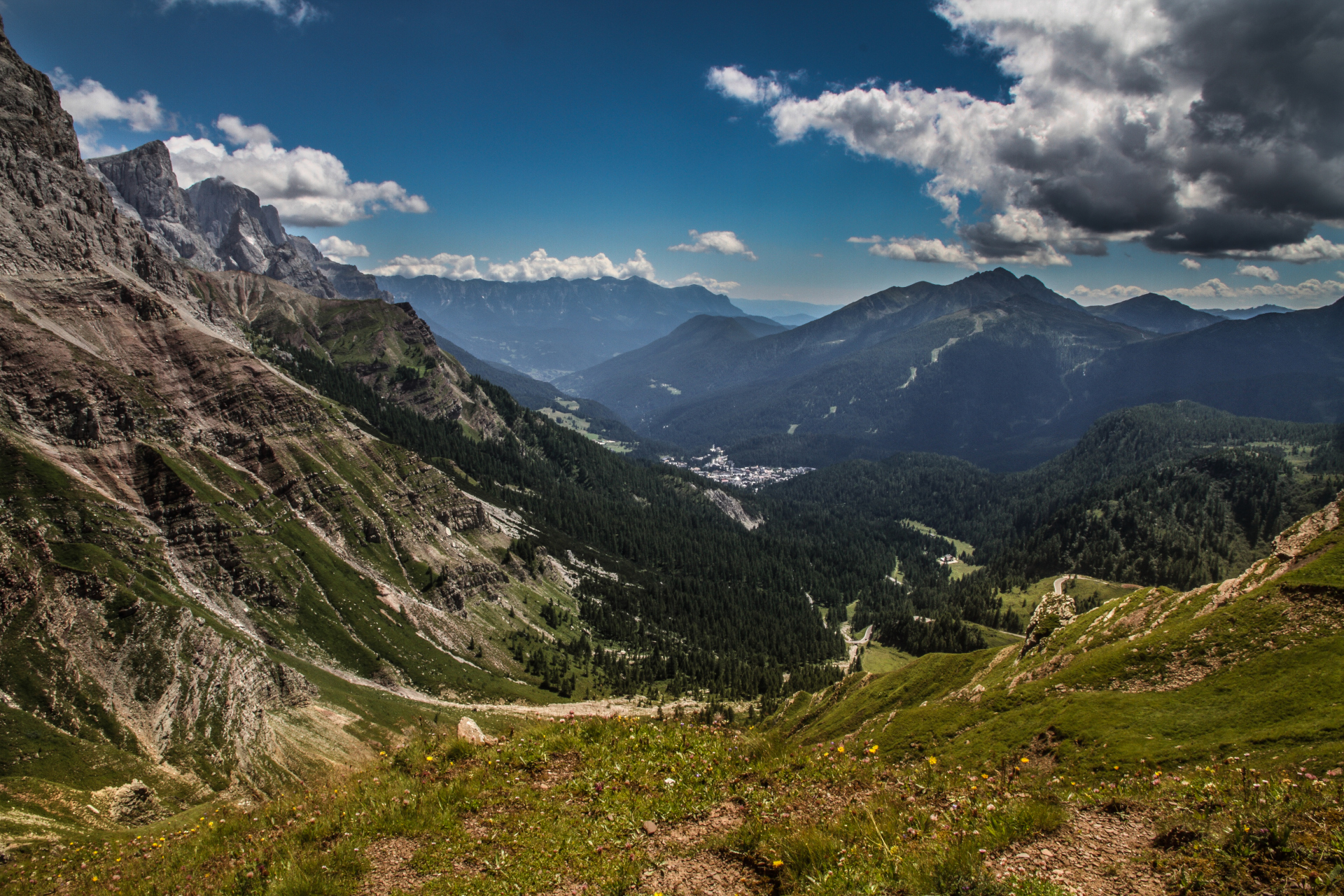 towards s.martino of castrozza