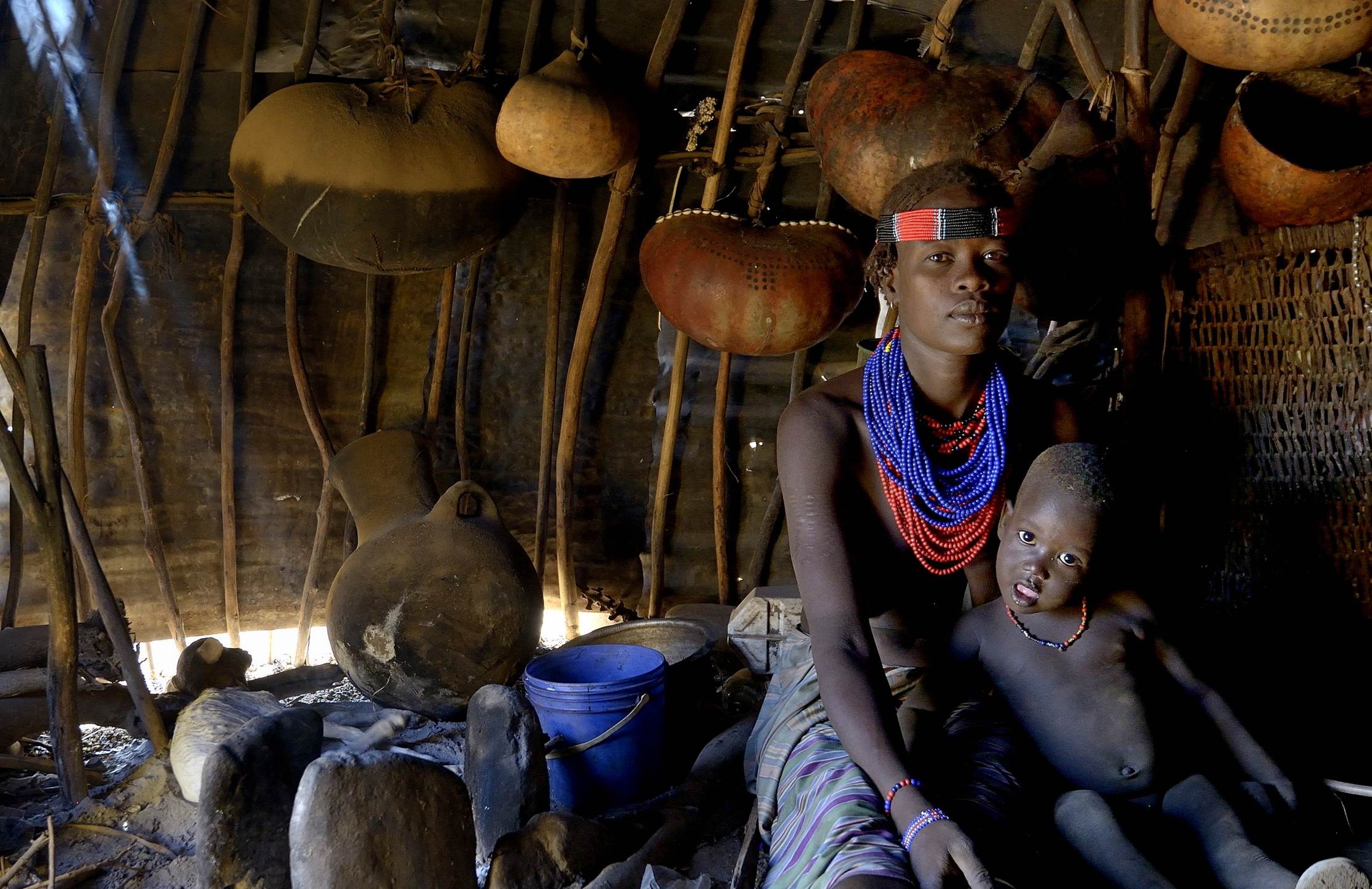 Etiopia 2015 - Donna Dassanech con bambino