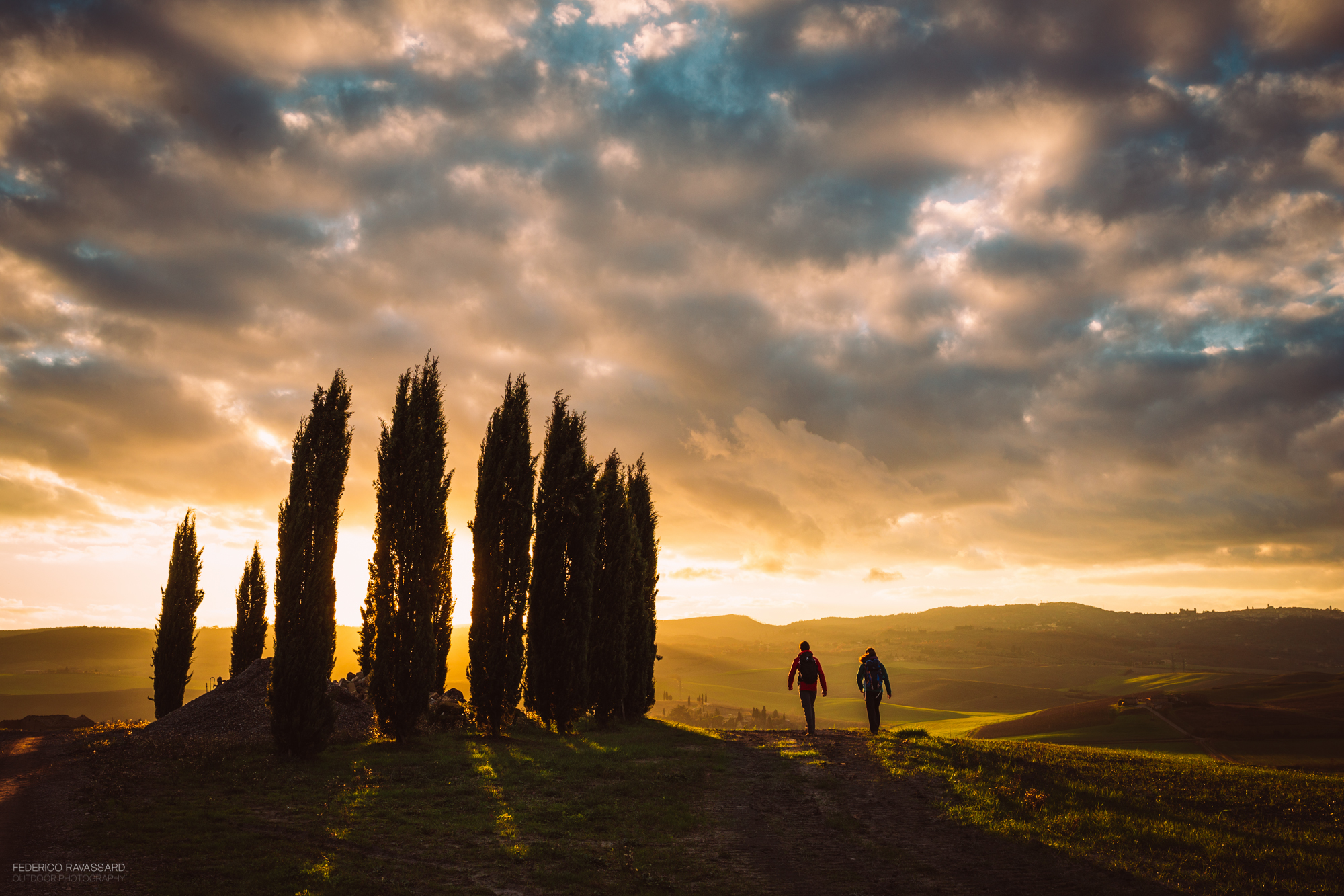 Tramonto in Val d'Orcia