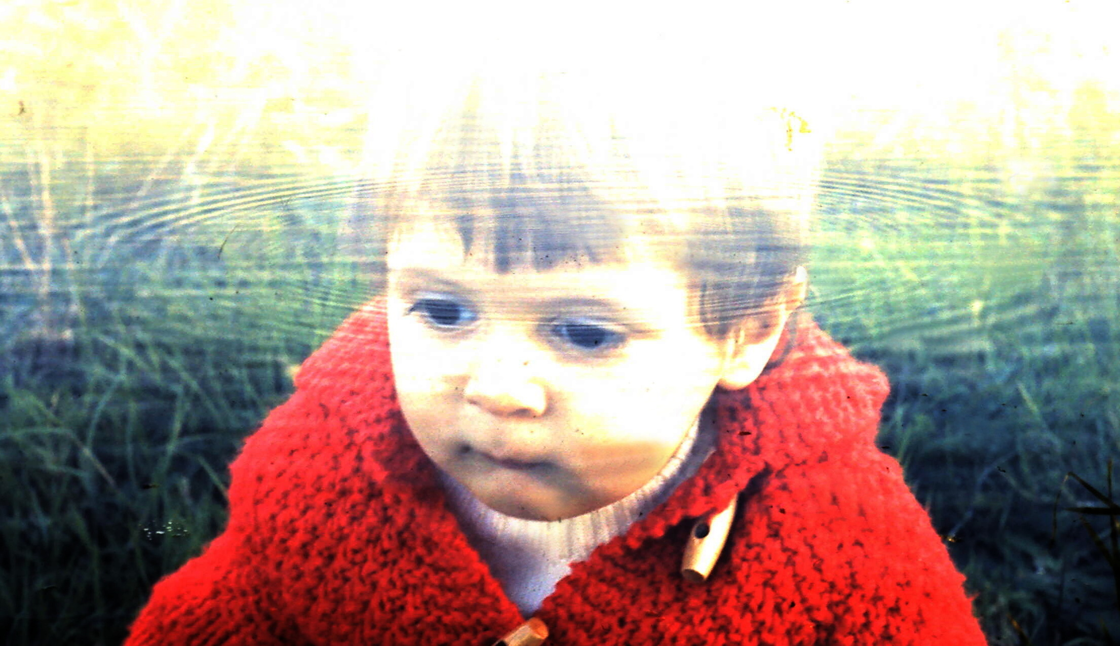 the baby in the water