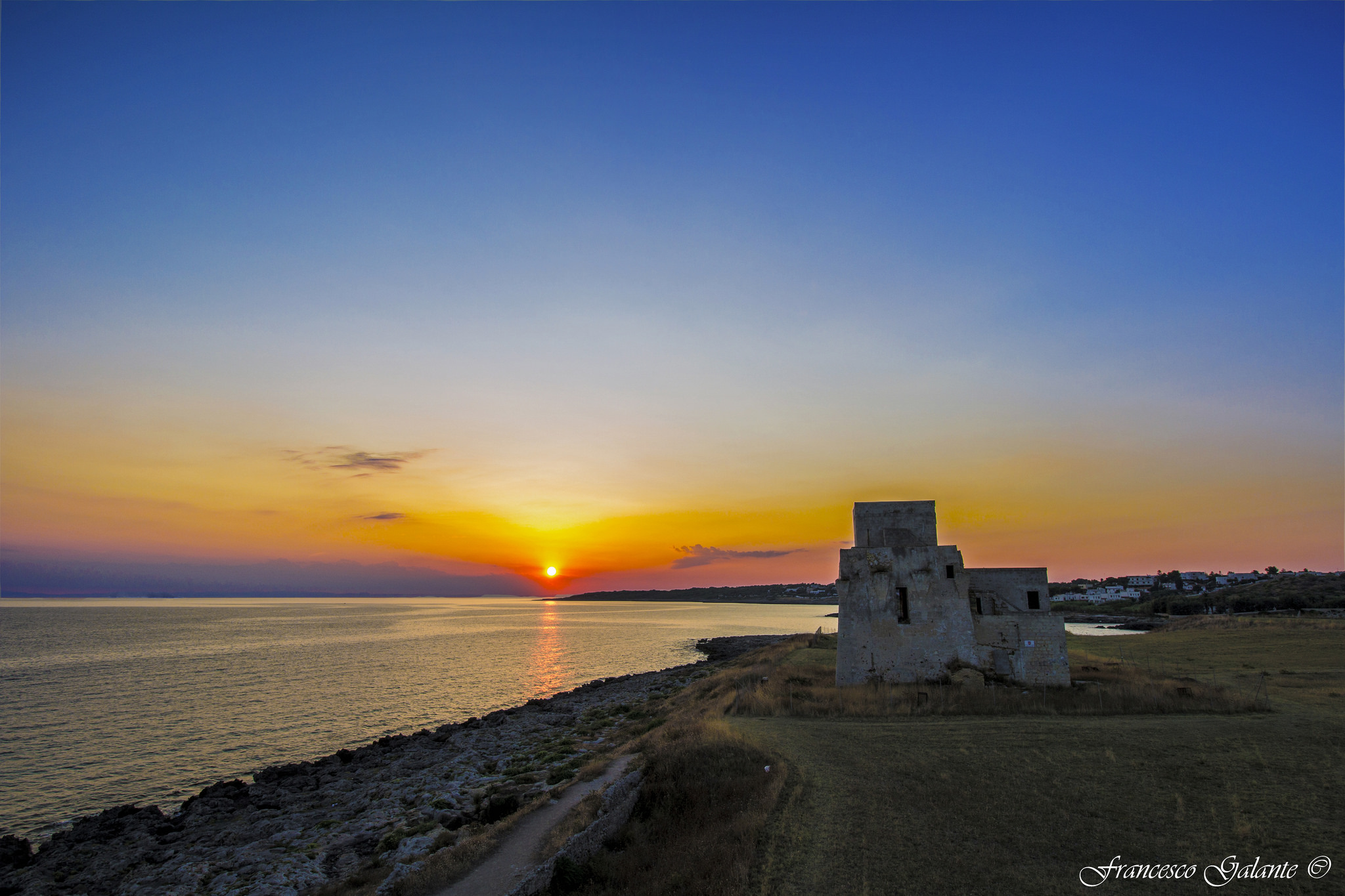 Leporano - Bay Of Saturated At Sunset