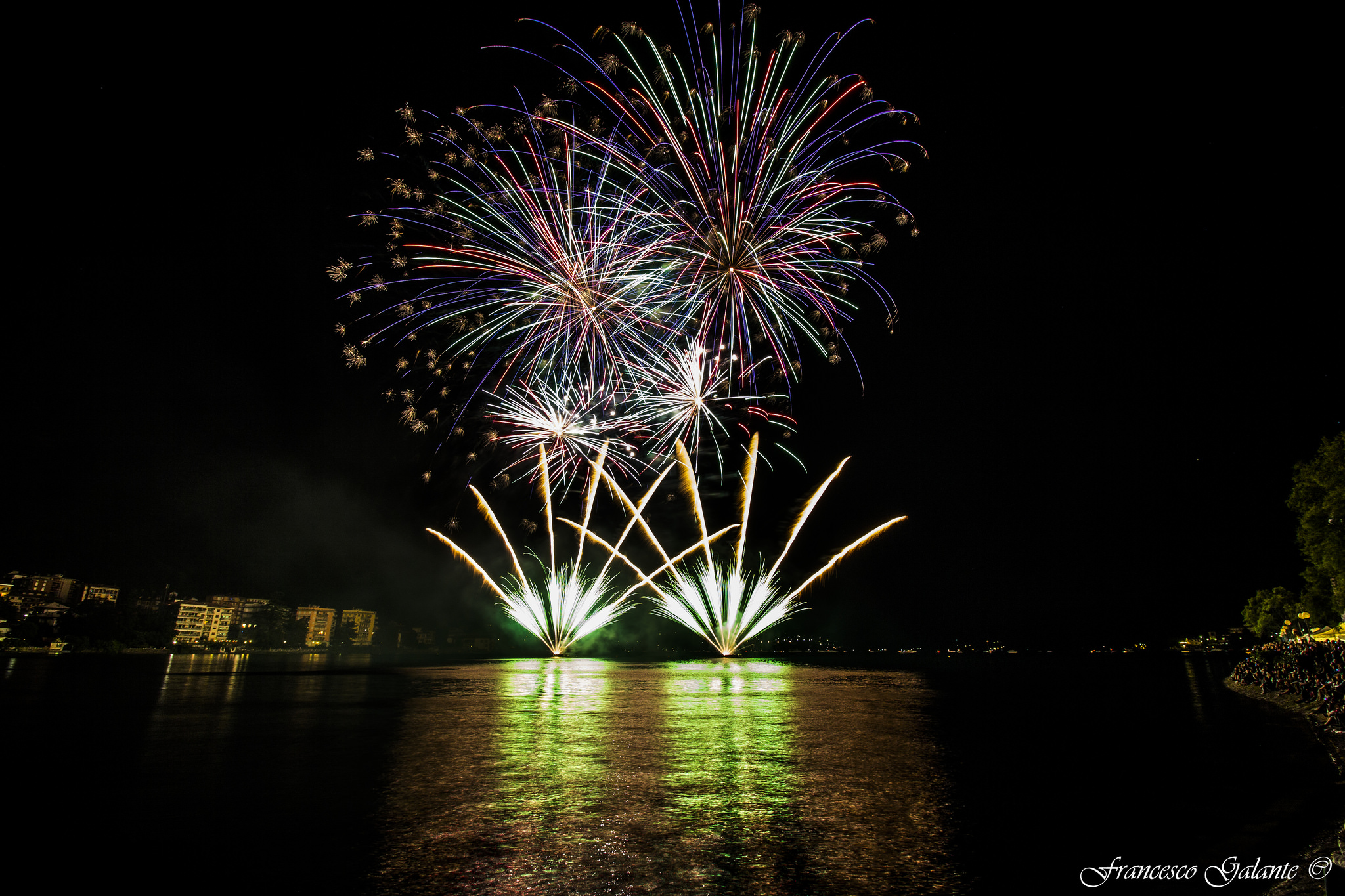 Omegna Fireworks over Lake 8