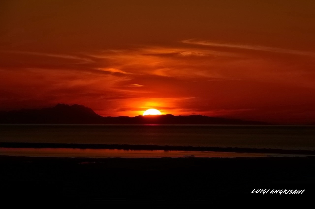 Sunset seen from Gargano