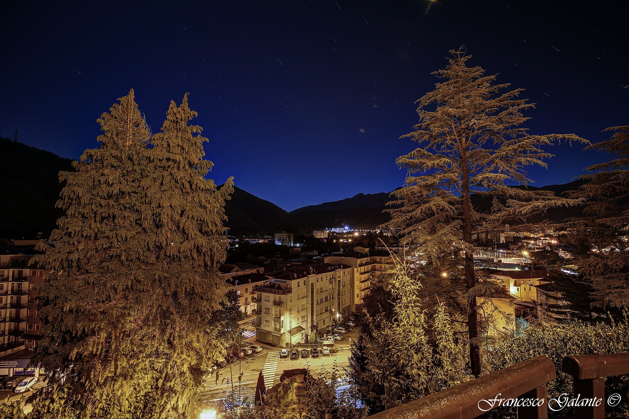 Borgosesia - Panorama from the Shrine of St. Anne