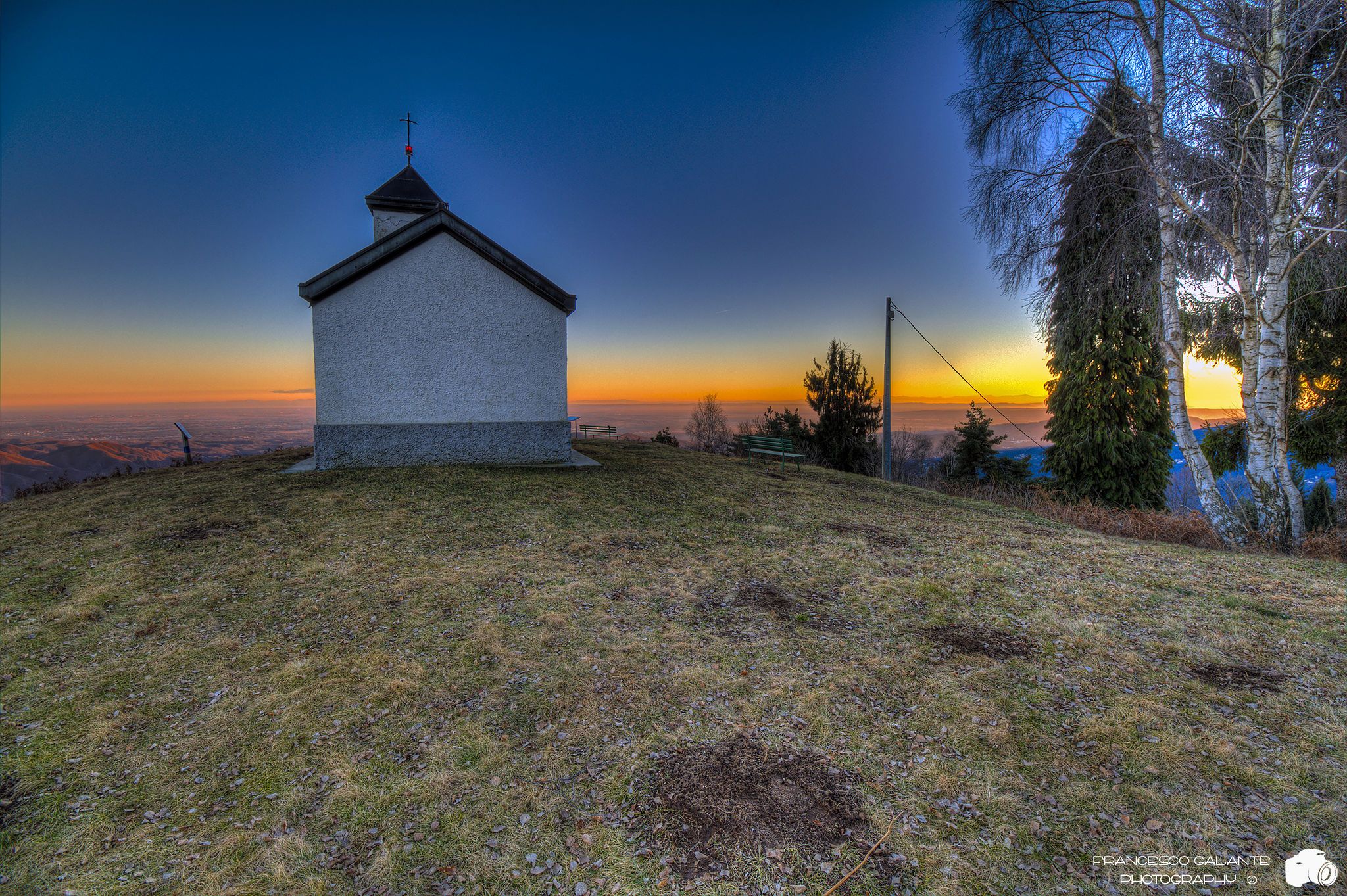 Alpe Di Noveis - Sunset from church Degli Alpini