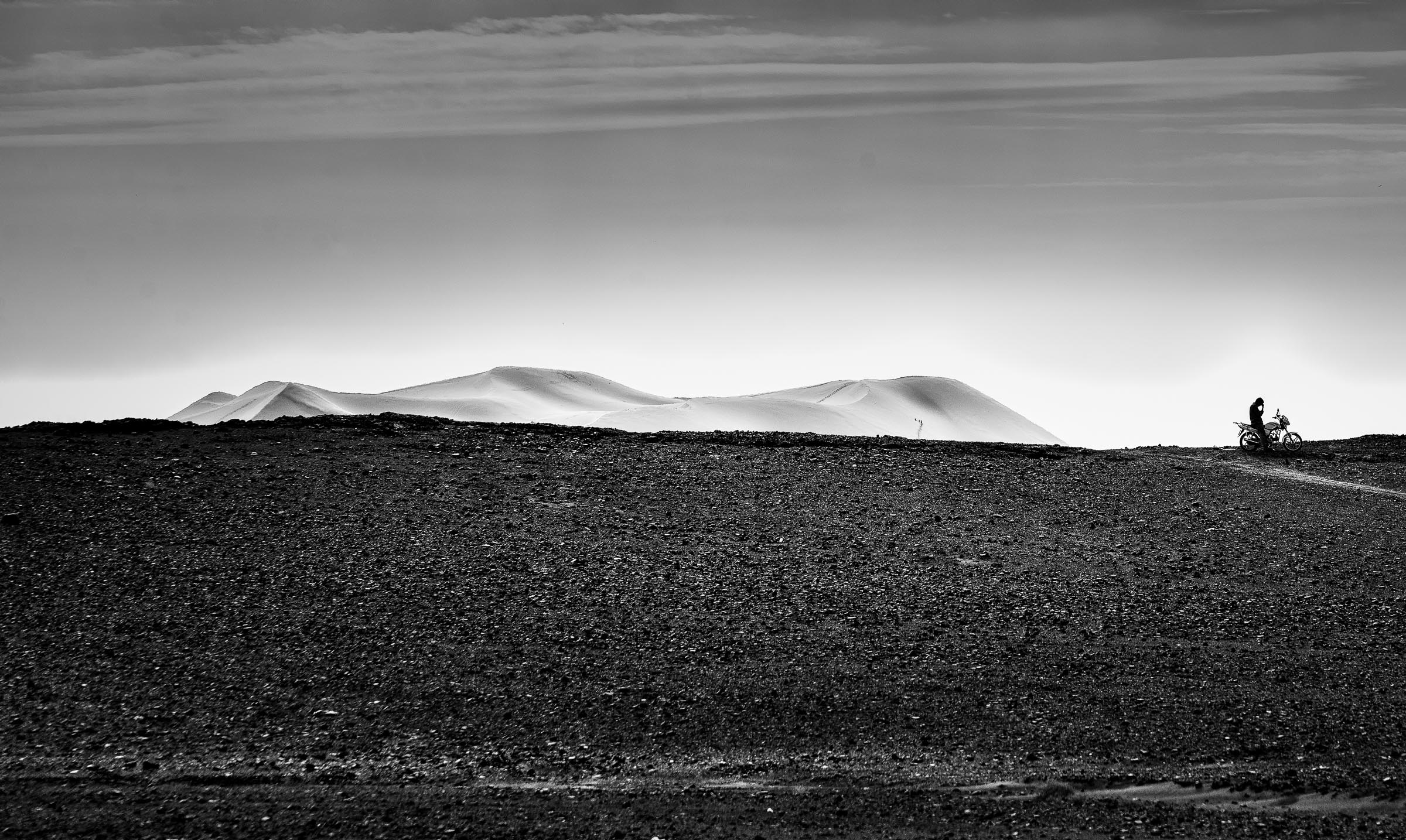 Empty fuel on the desert ...