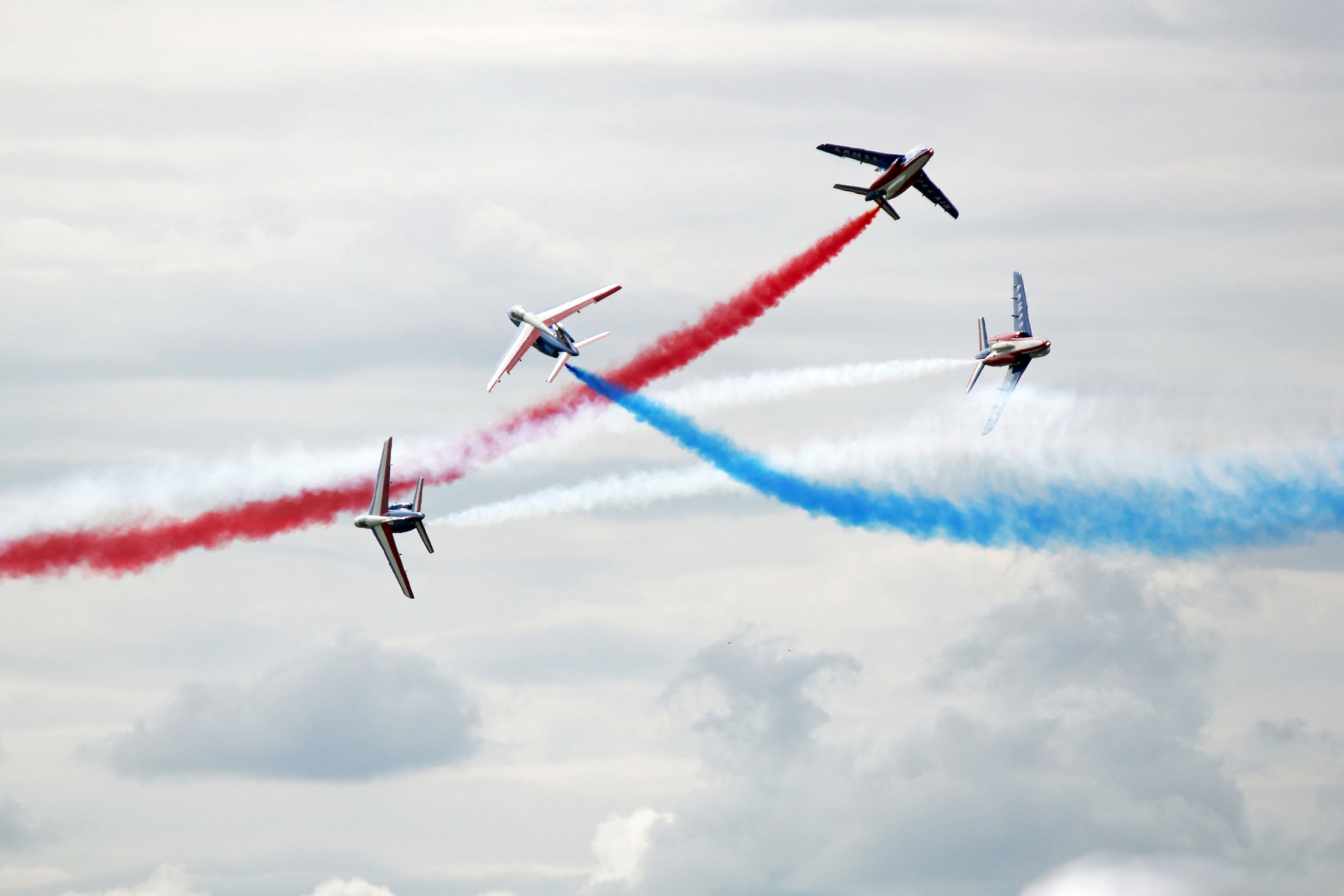 Patrouille de france.. incrocio