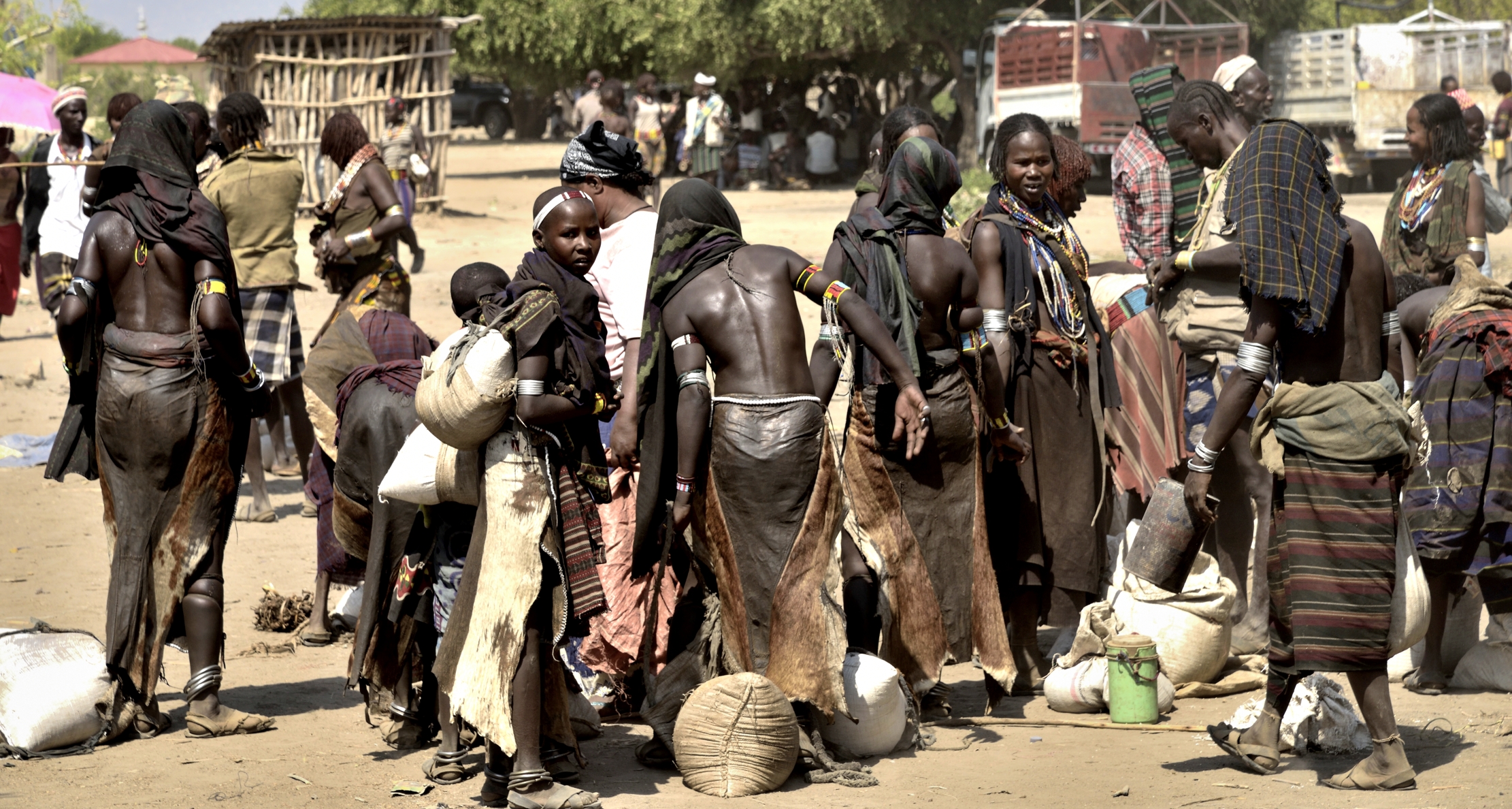 Etiopia 2015 - In un mercato vicino a villaggio Erbor&egrave...