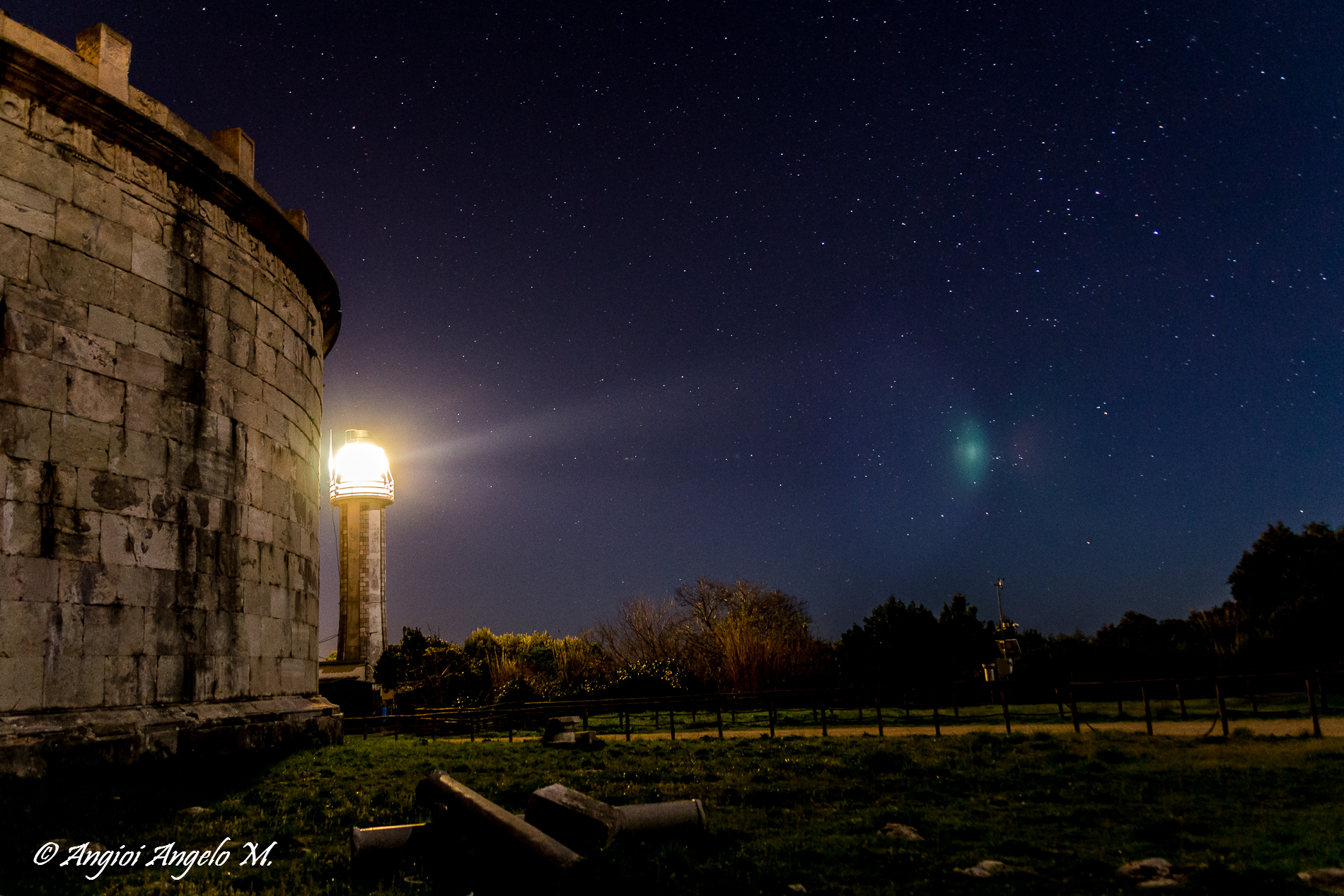 Night at the Mausoleum of Lucius Plancus Munanzio