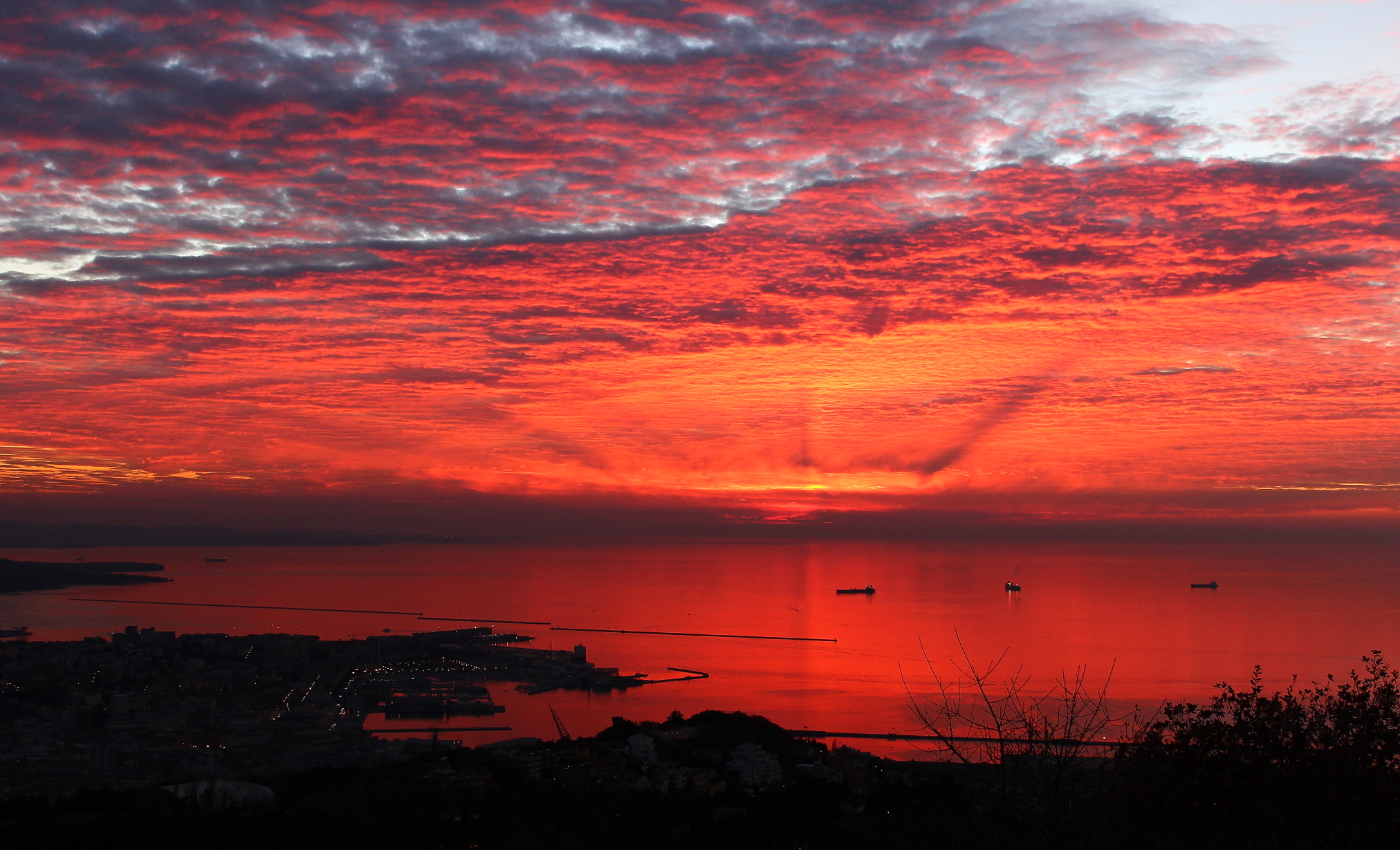 Trieste sunset