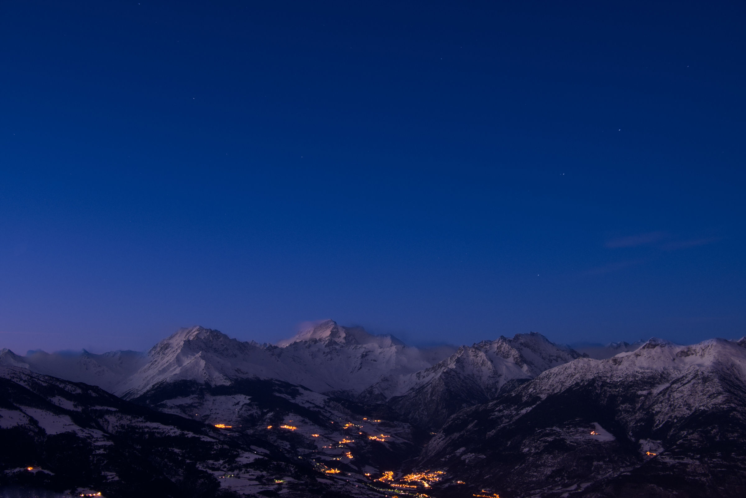 Grand Combin from Pira