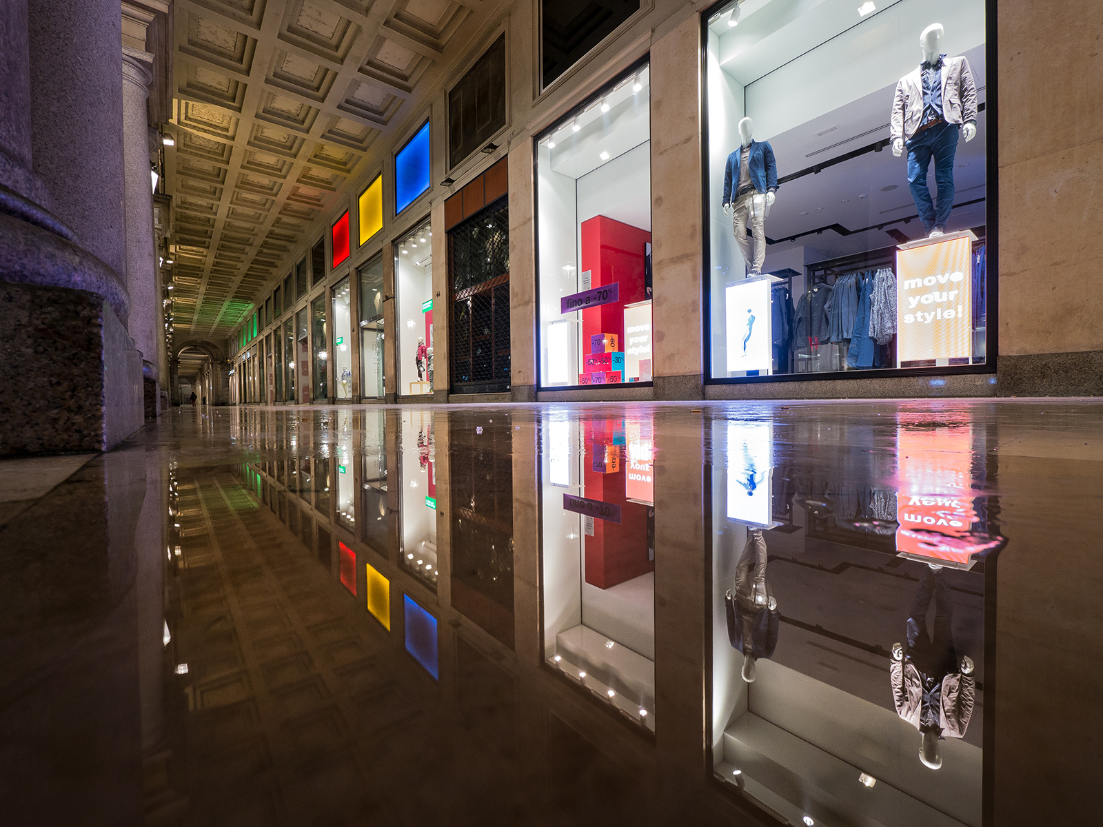 Sotto i Portici di via Roma