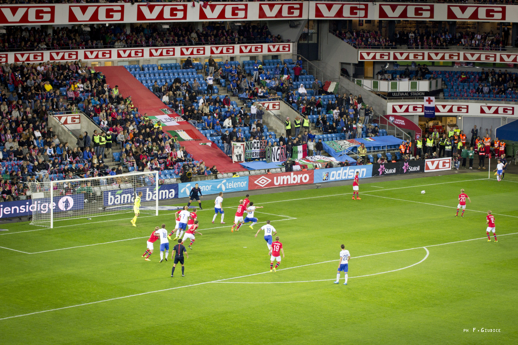 Novegia-Italy, Euro 2016 qualifiers