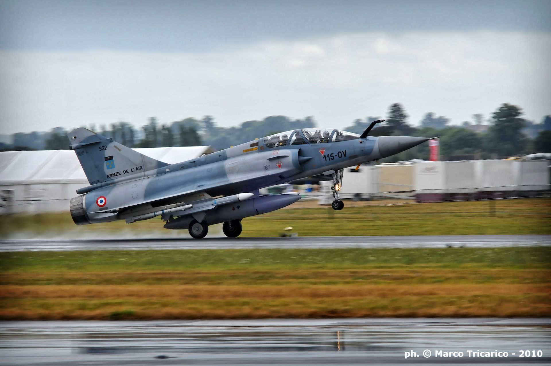 Prancing in the rain ...