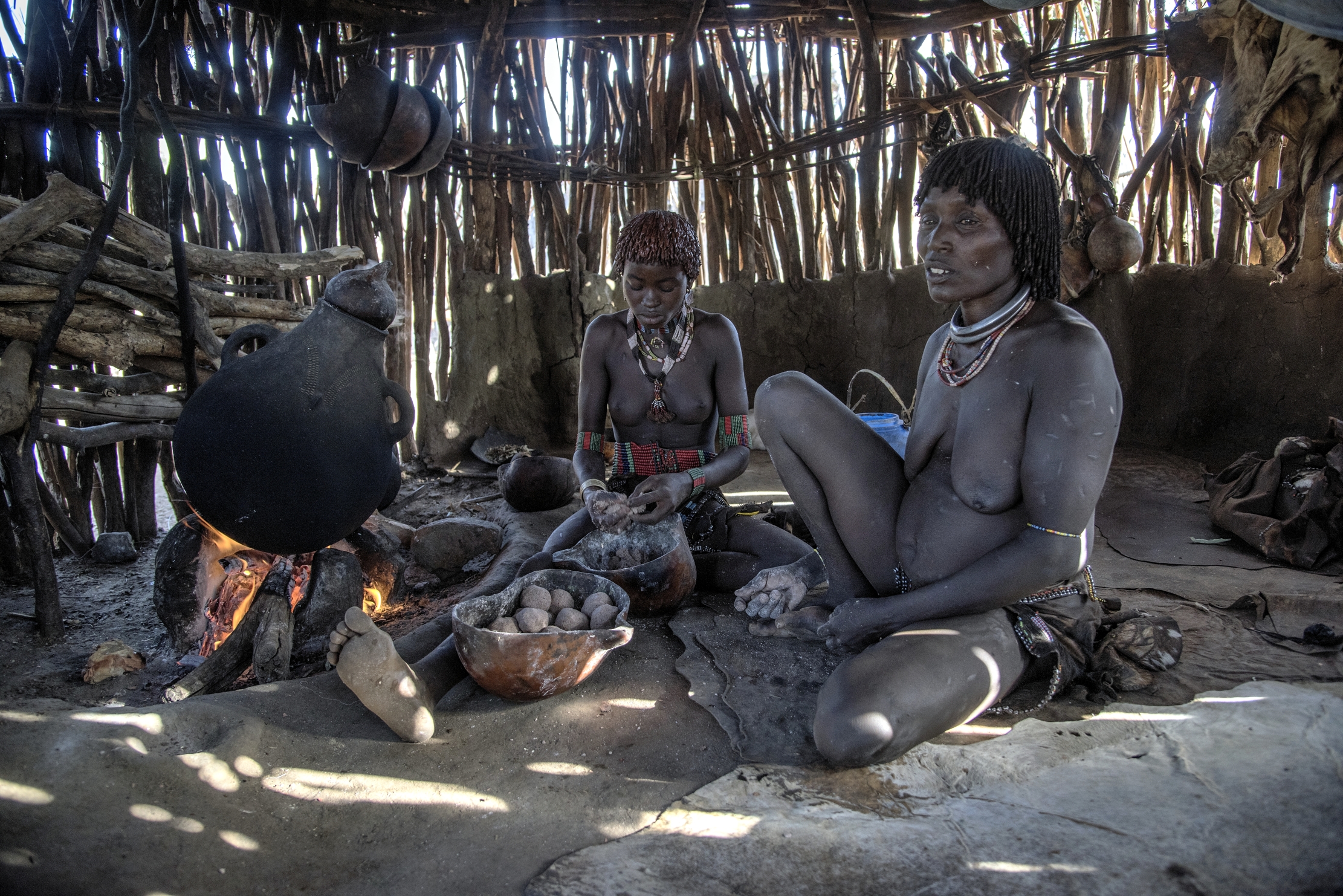 Etiopia 2015 - Nella capanna Hamer