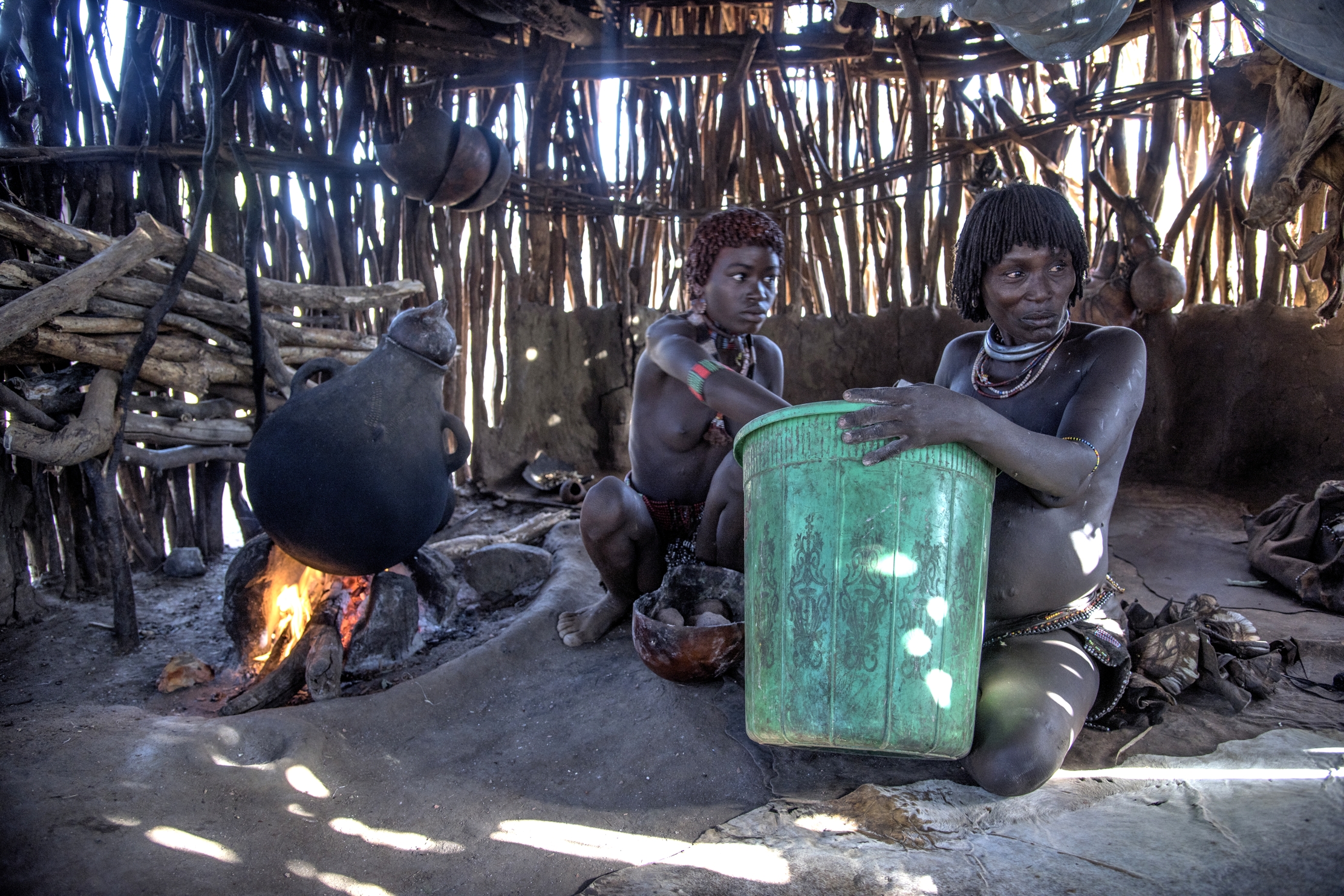 Etiopia 2015 - Nella capanna Hamer