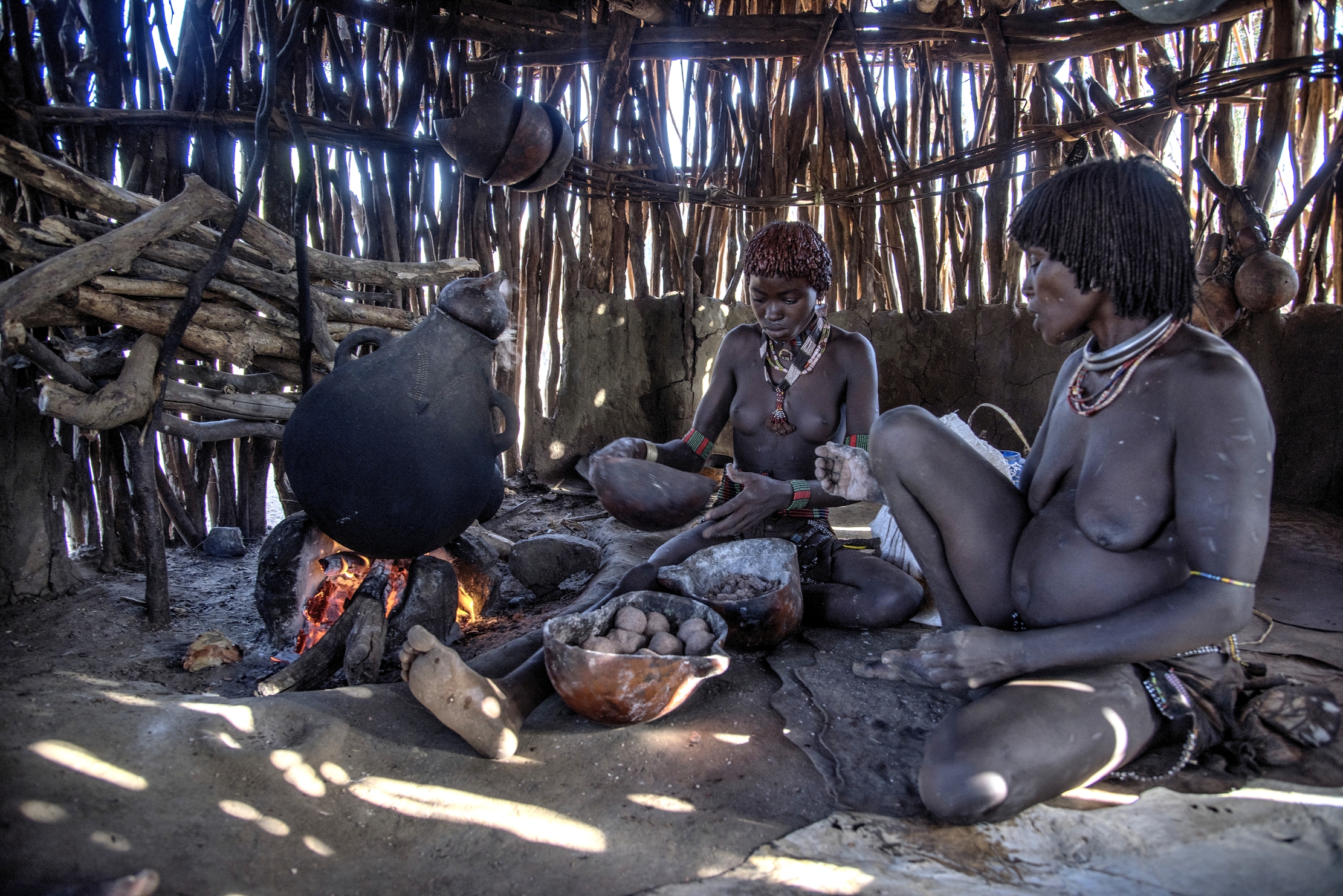 Etiopia 2015 - Nella capanna Hamer