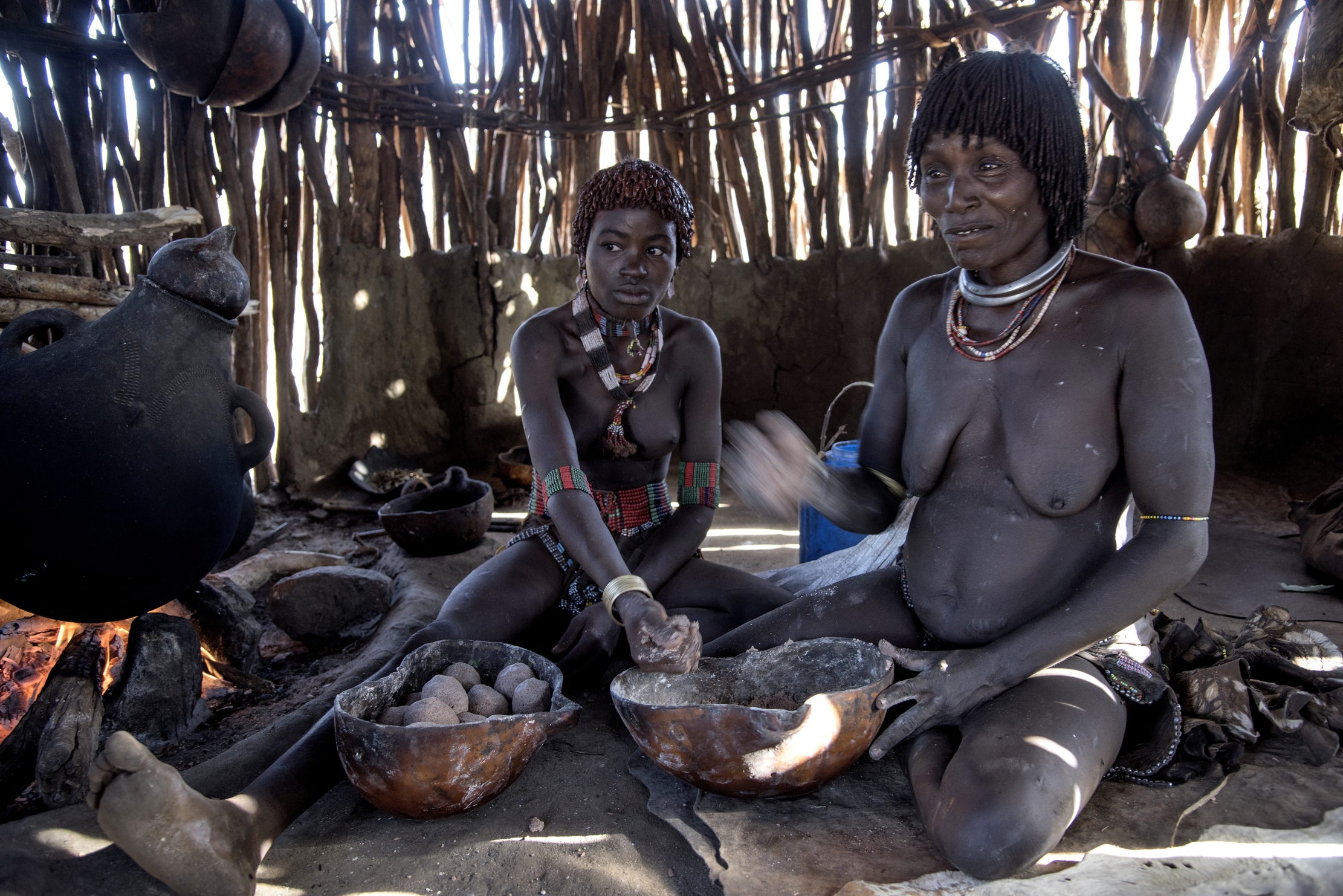 Etiopia 2015 - Nella capanna Hamer