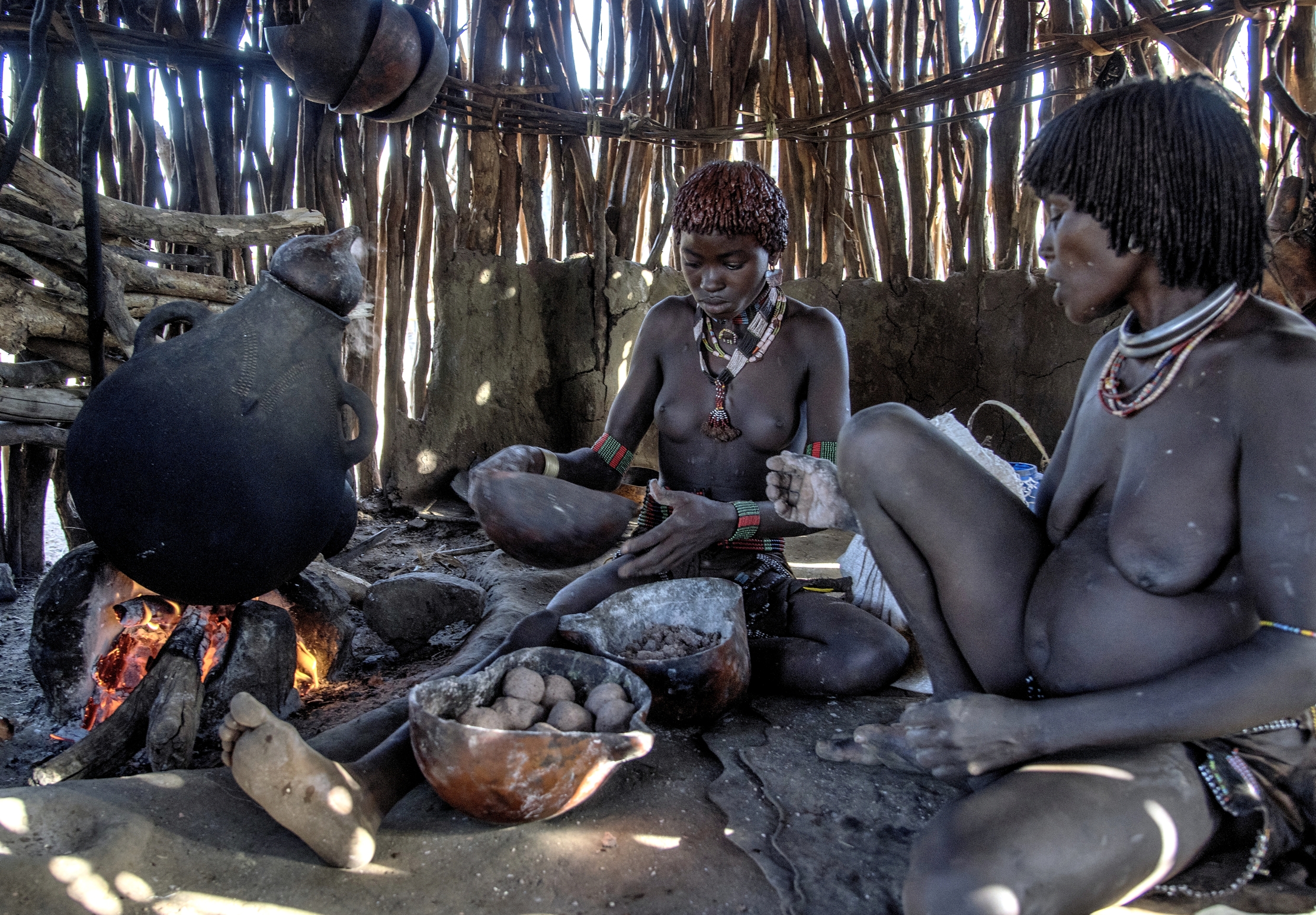 Etiopia 2015 - Nella capanna Hamer