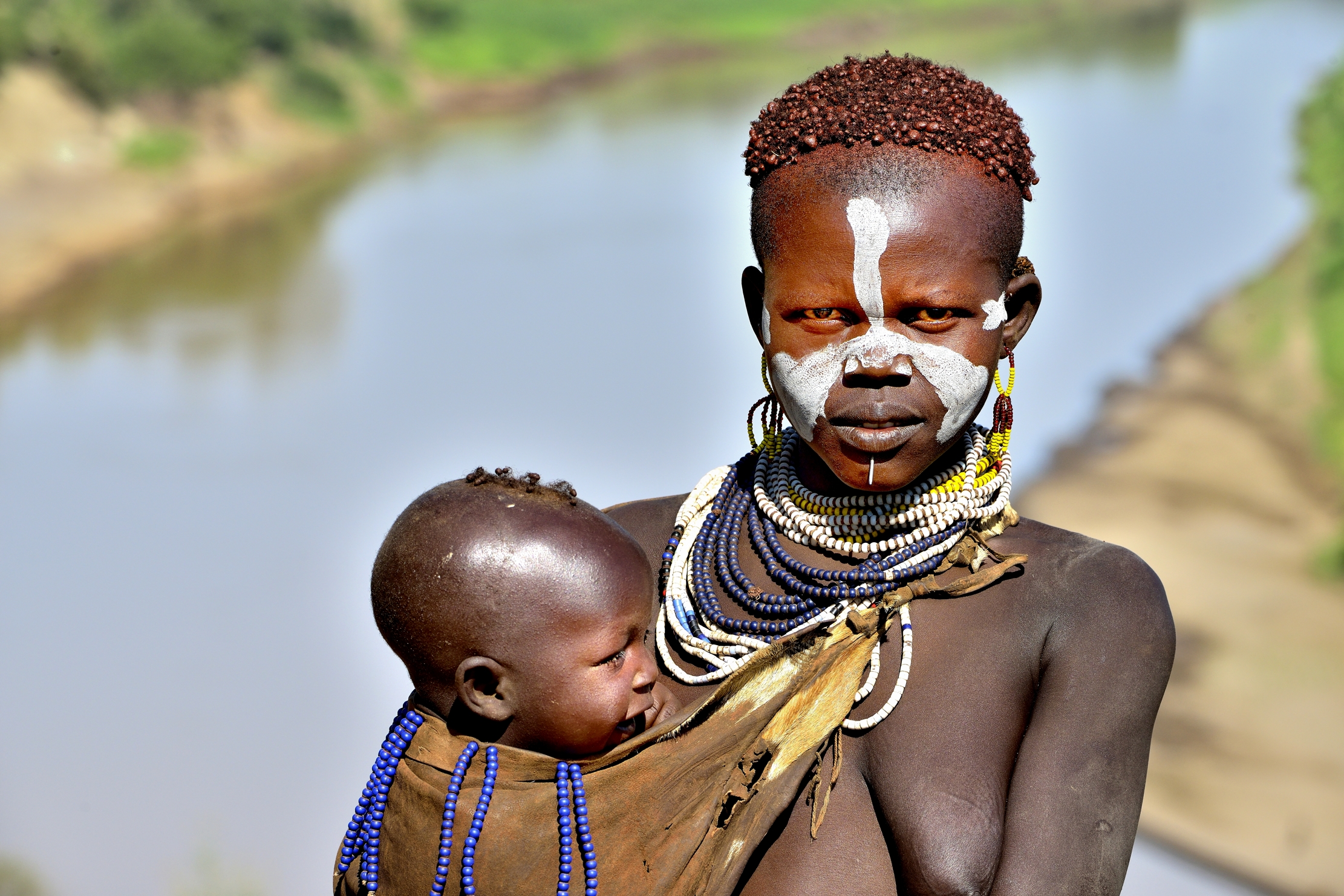 Etiopia 2015 - Donna Karo con bambino