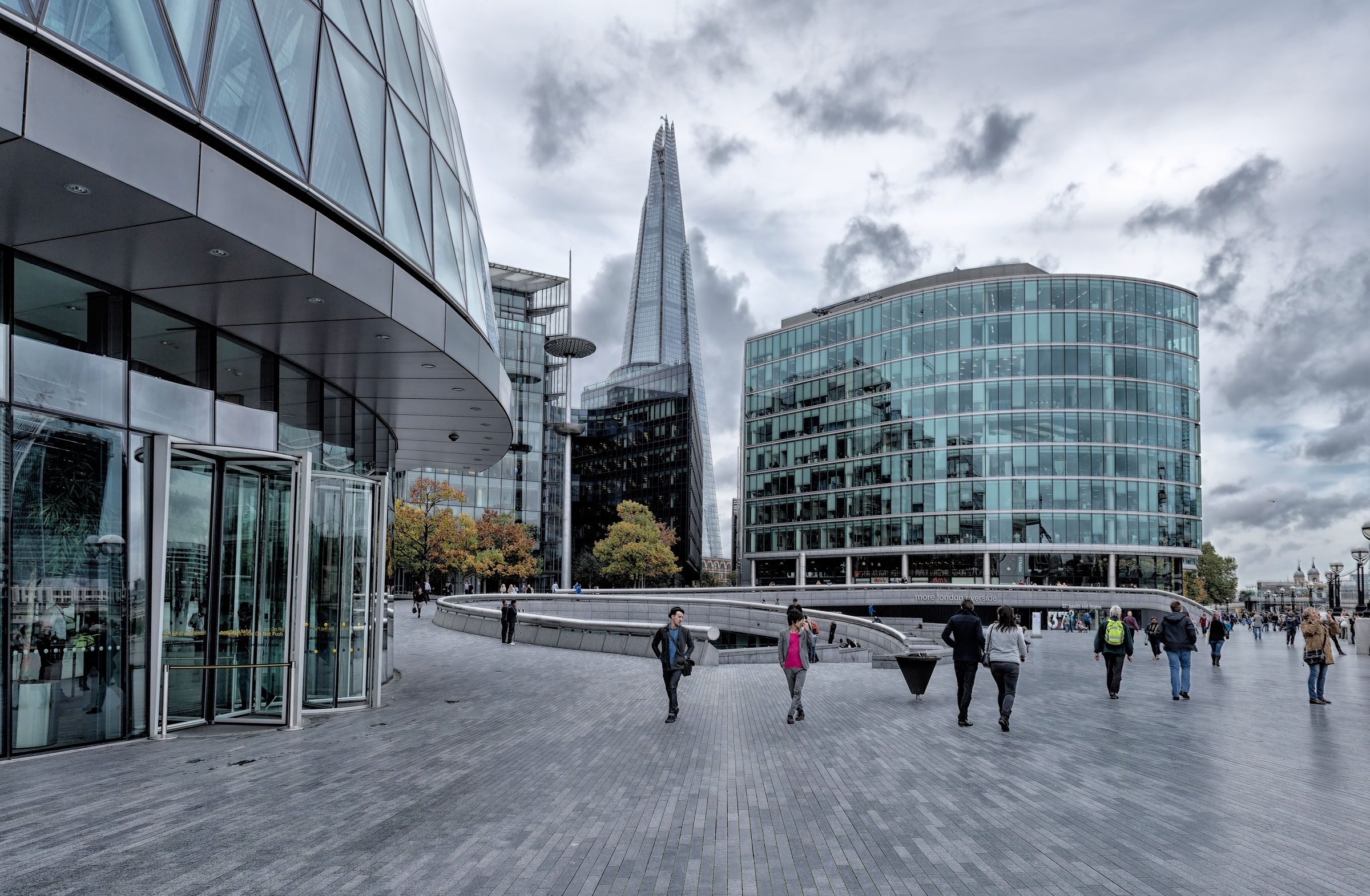 Two people in London
