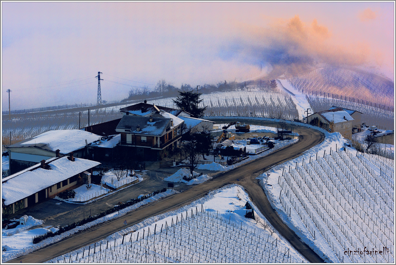 the Langhe winter.