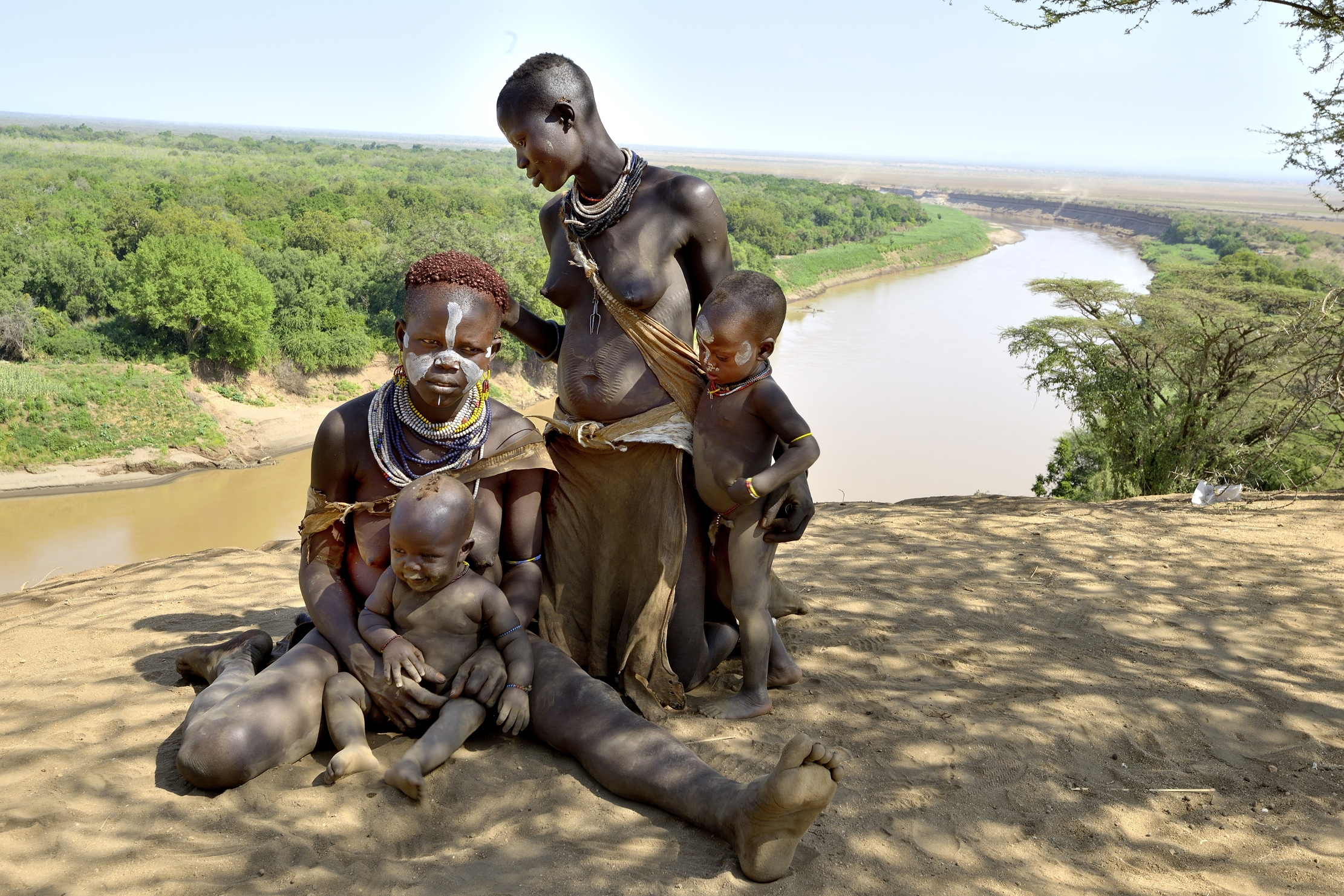 Etiopia 2015 - Donne e bambini Karo