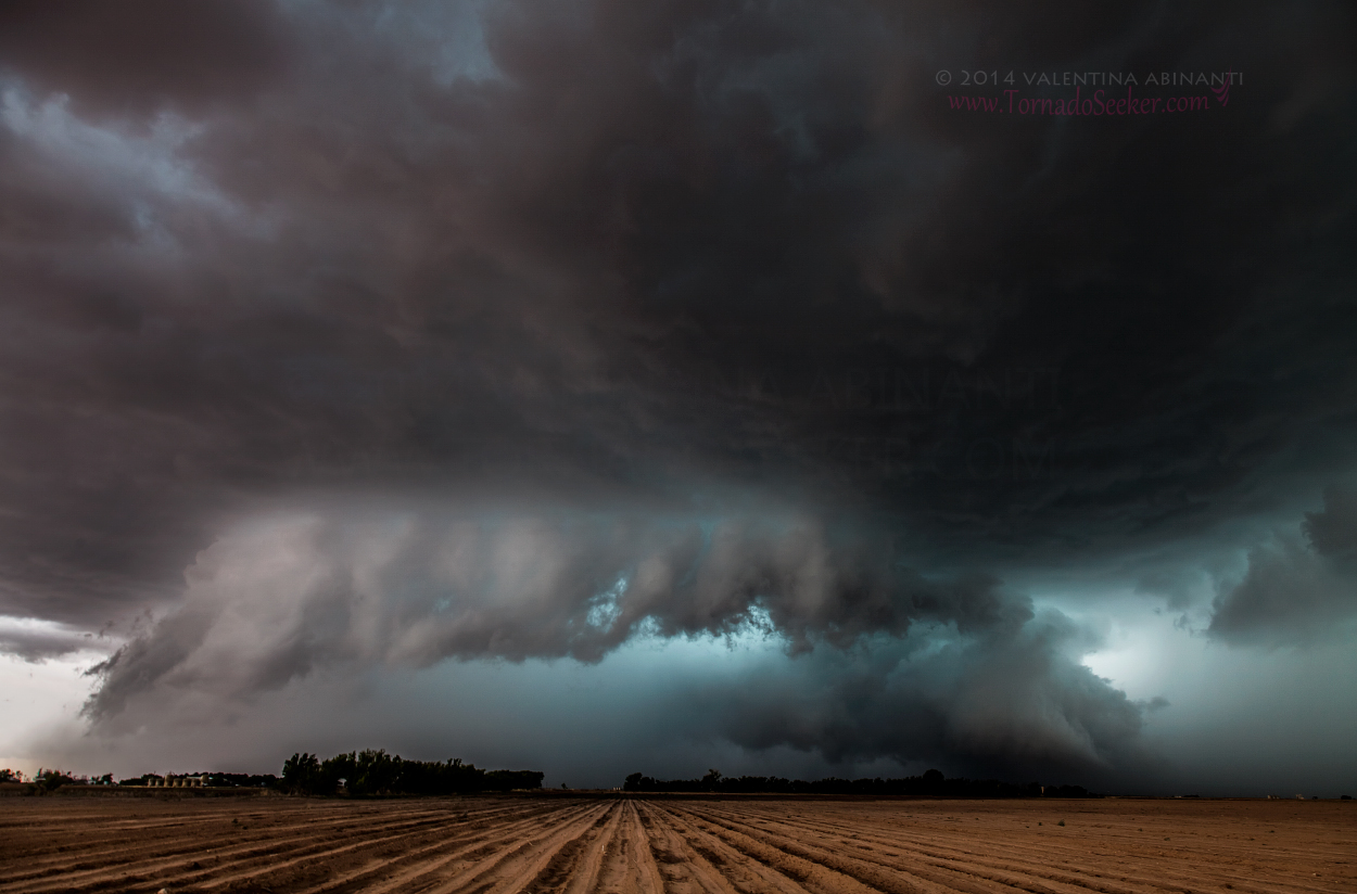 Supercell in blue
