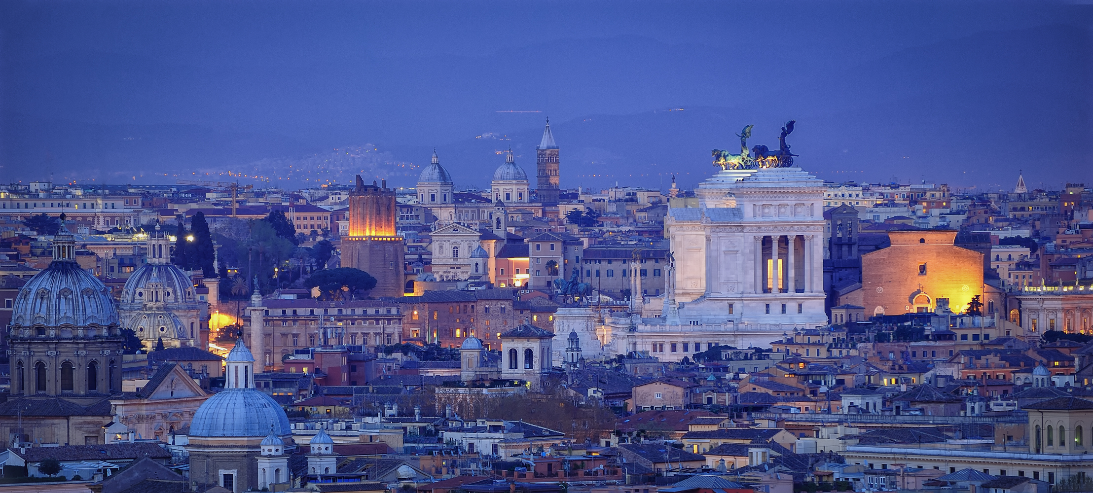 Dal Gianicolo di sera