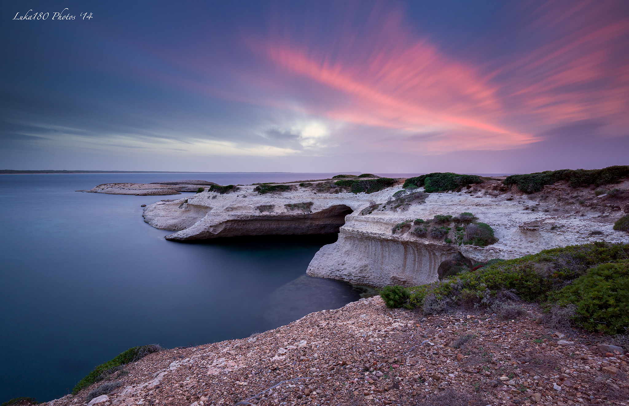 Sunset at S'Archittu