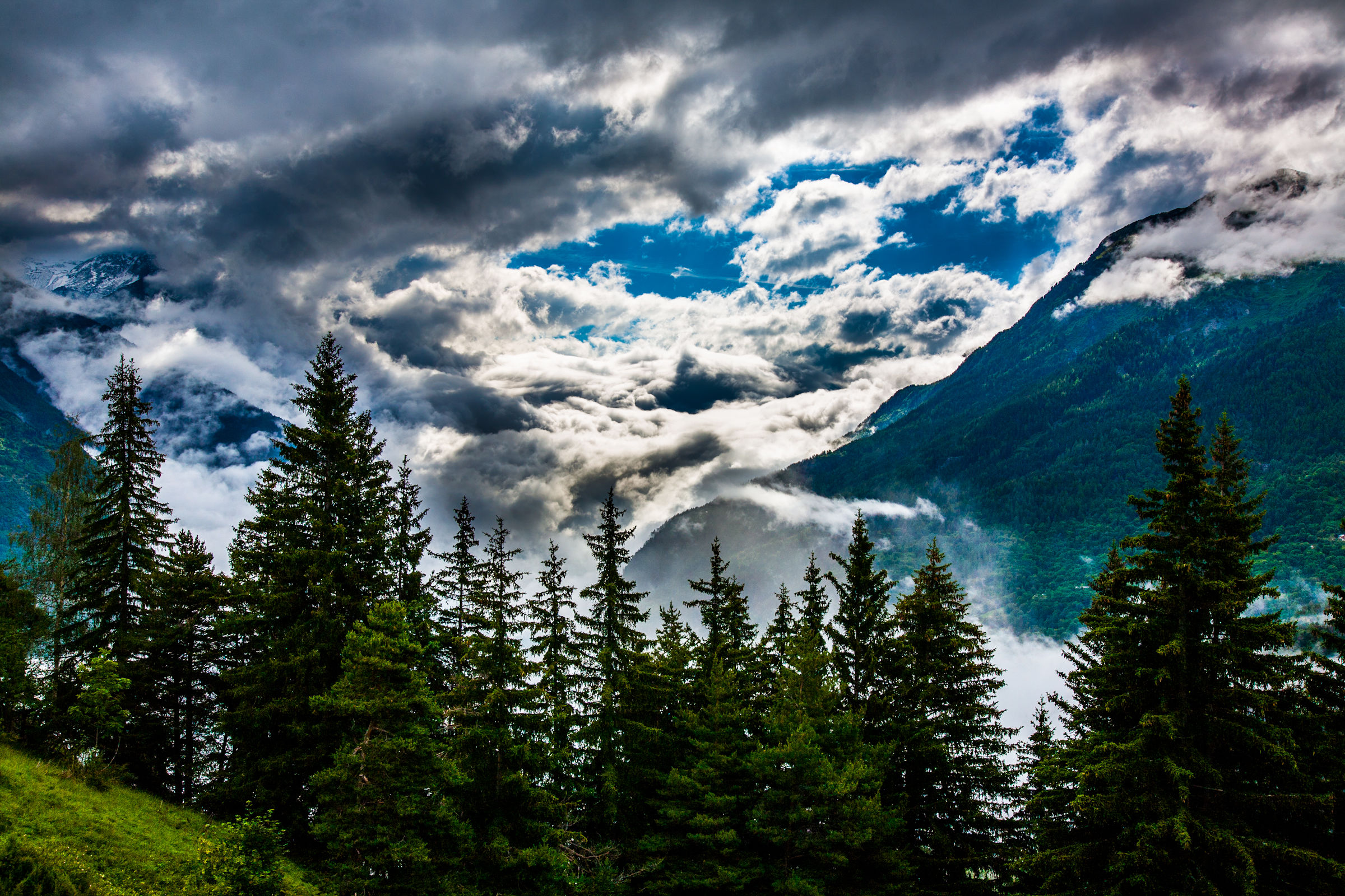 vista dal col du telegraphe (francia)