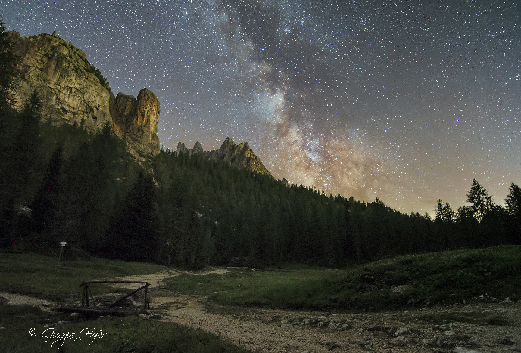 Milky Way at Pian dei Spirits