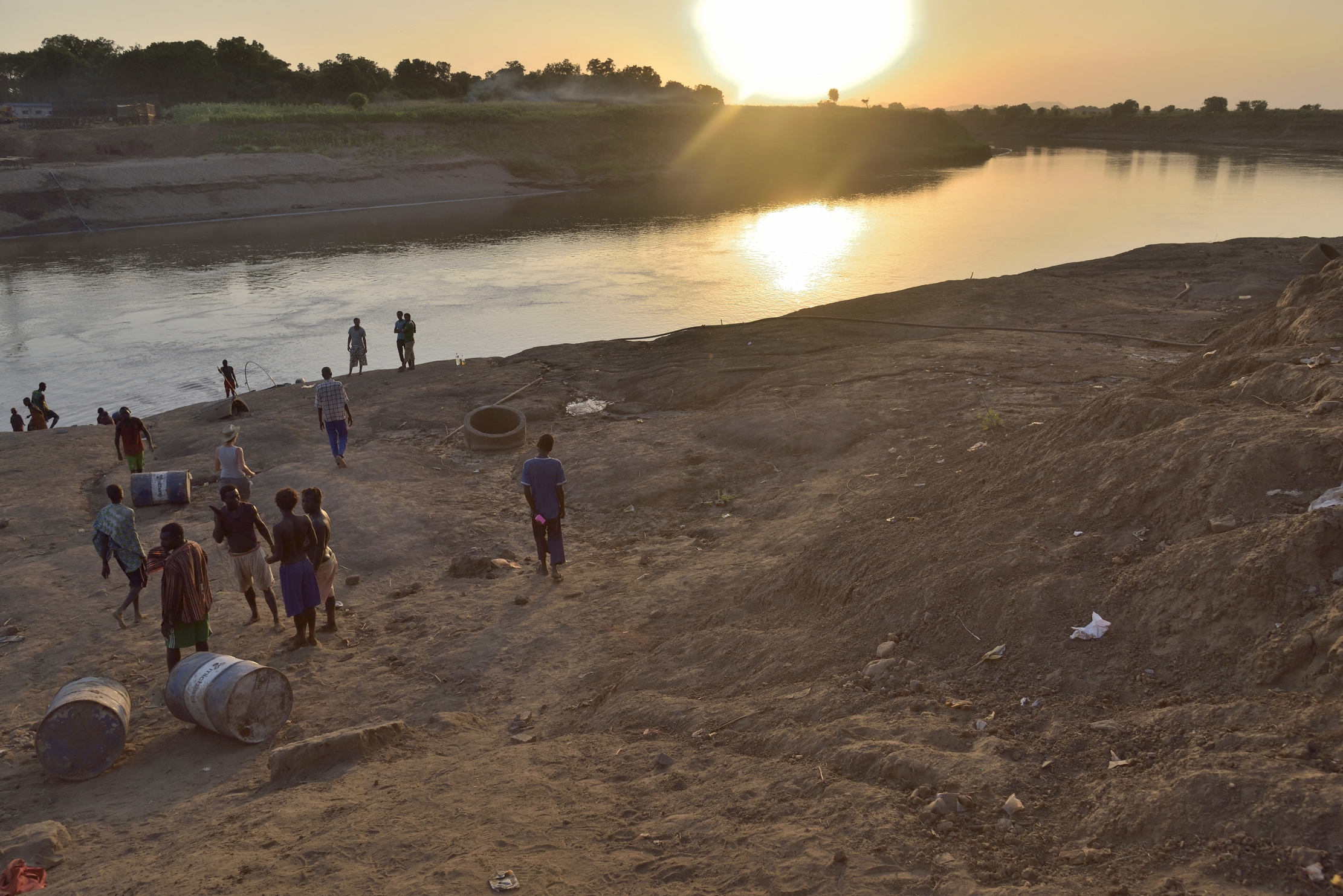 Etiopia 2015 - Tramonto sull'Omo river