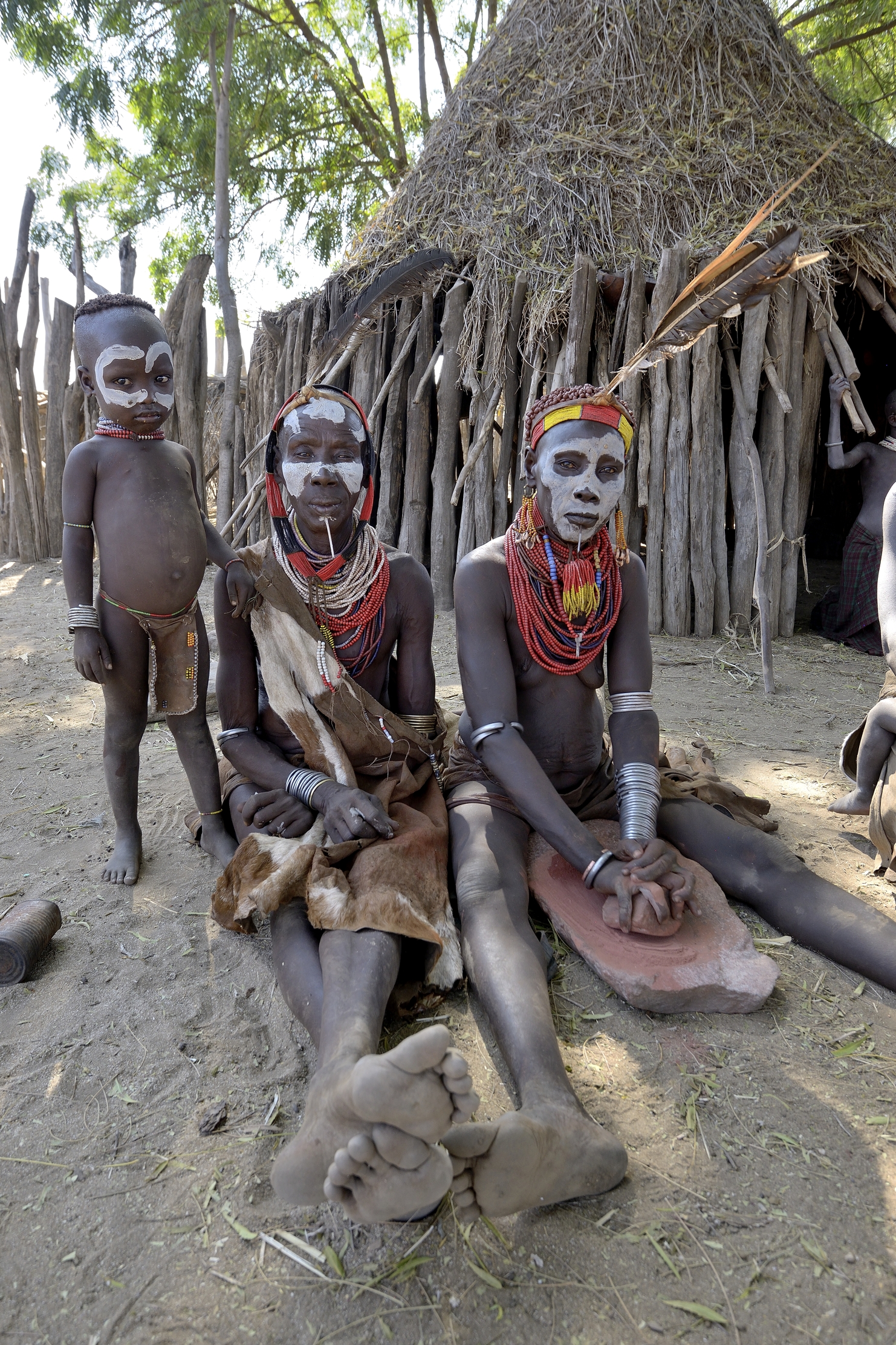 Etiopia 2015 - Nel villaggio Karo