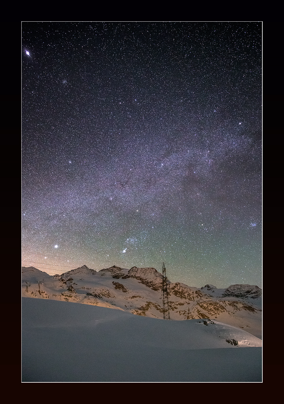 Via Lattea dal Bernina