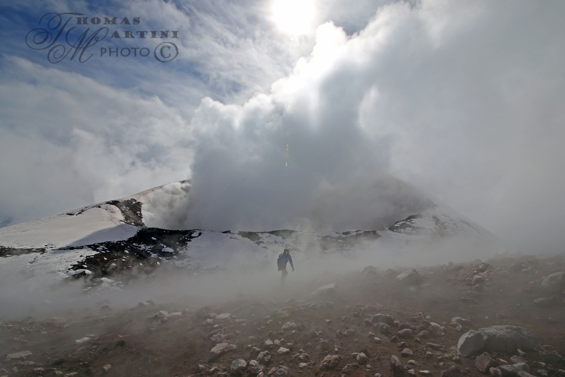 On the summit crater of 'Etna