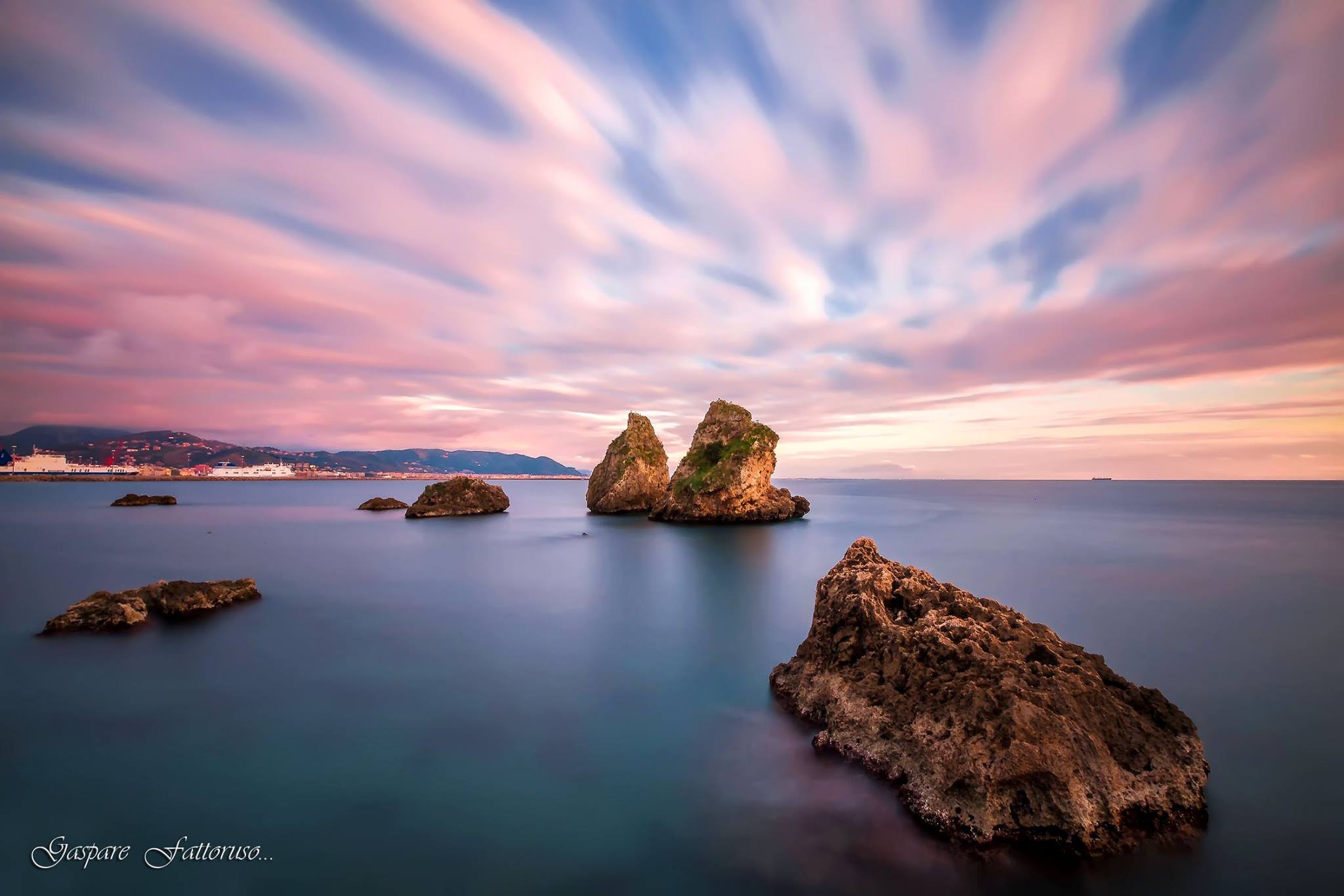 Almost at sunset in Vietri sul Mare ..