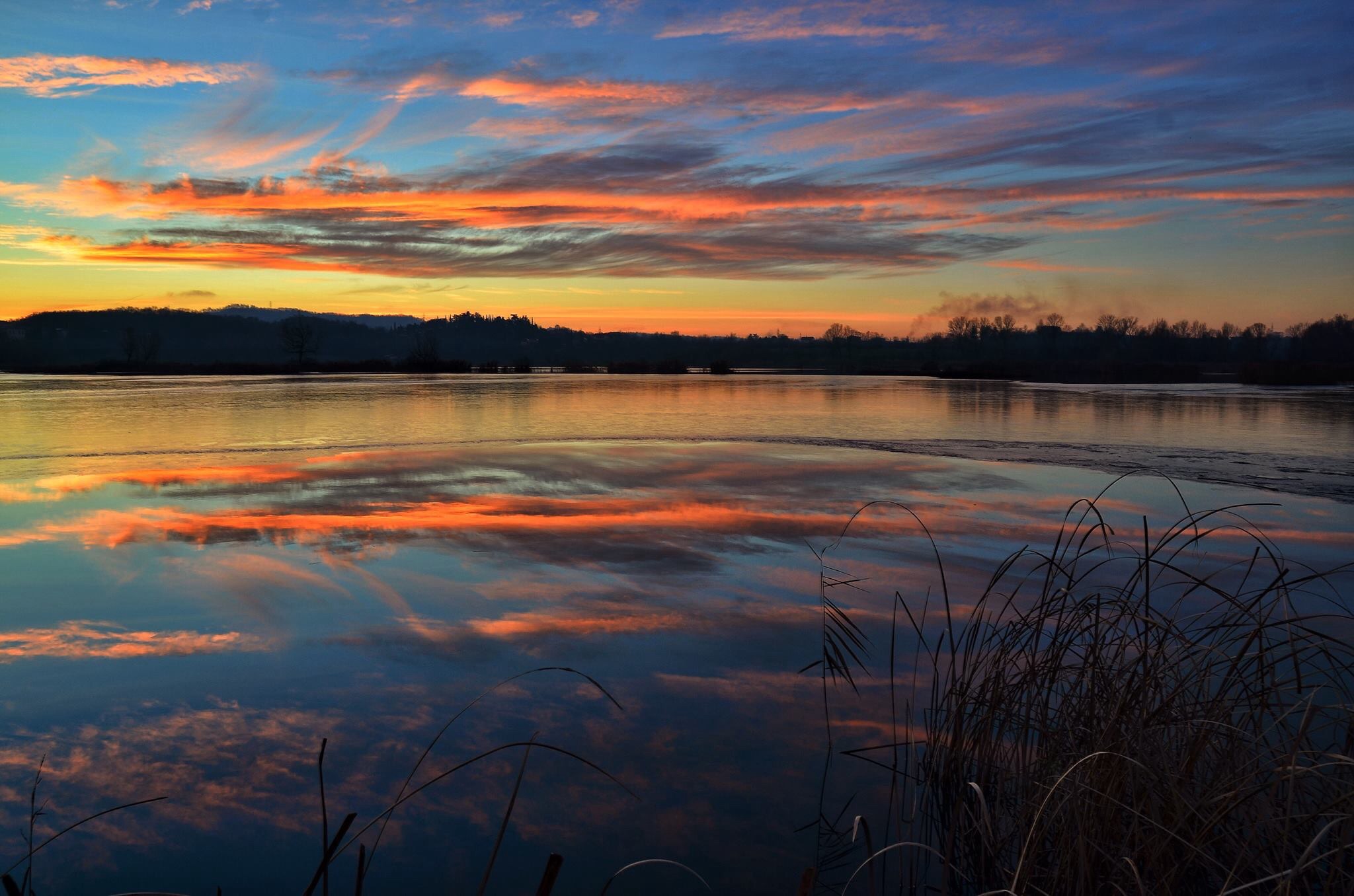 While waiting for the sun to rise ..