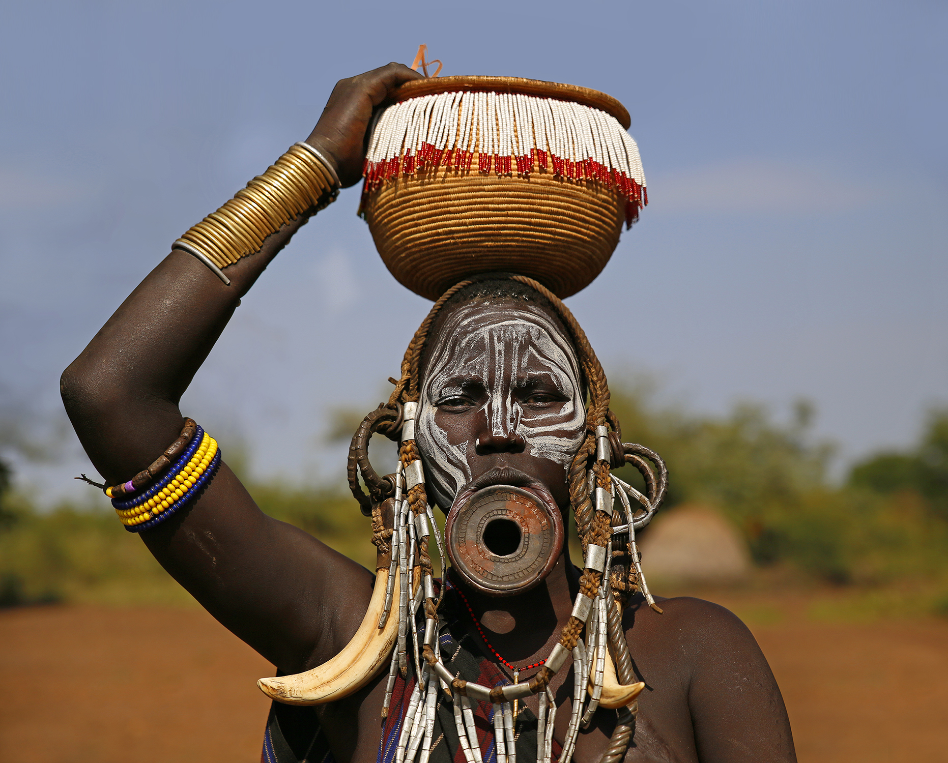Mursi woman