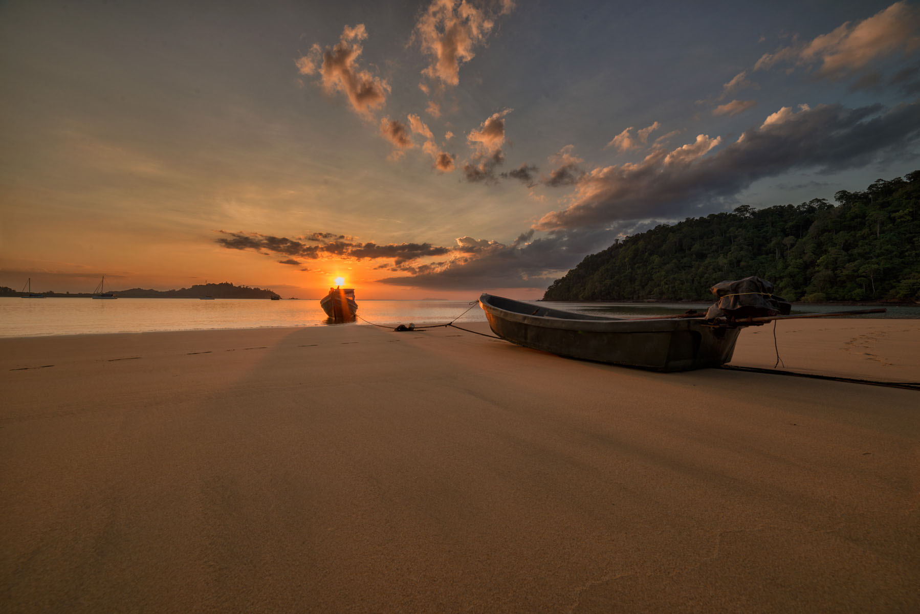 Sunset in Koh Phayam _ Thailand